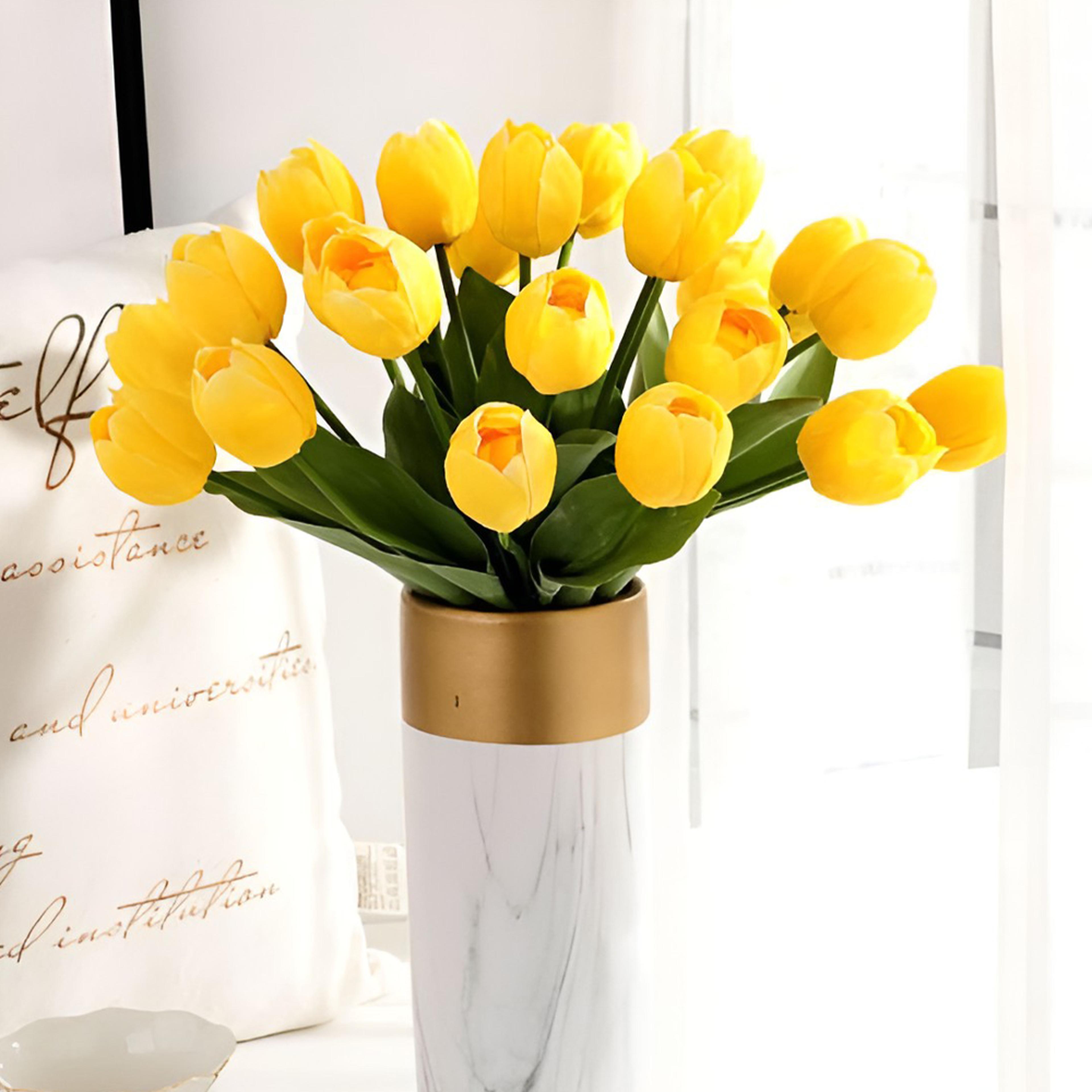 real touch artificial tulips flowers