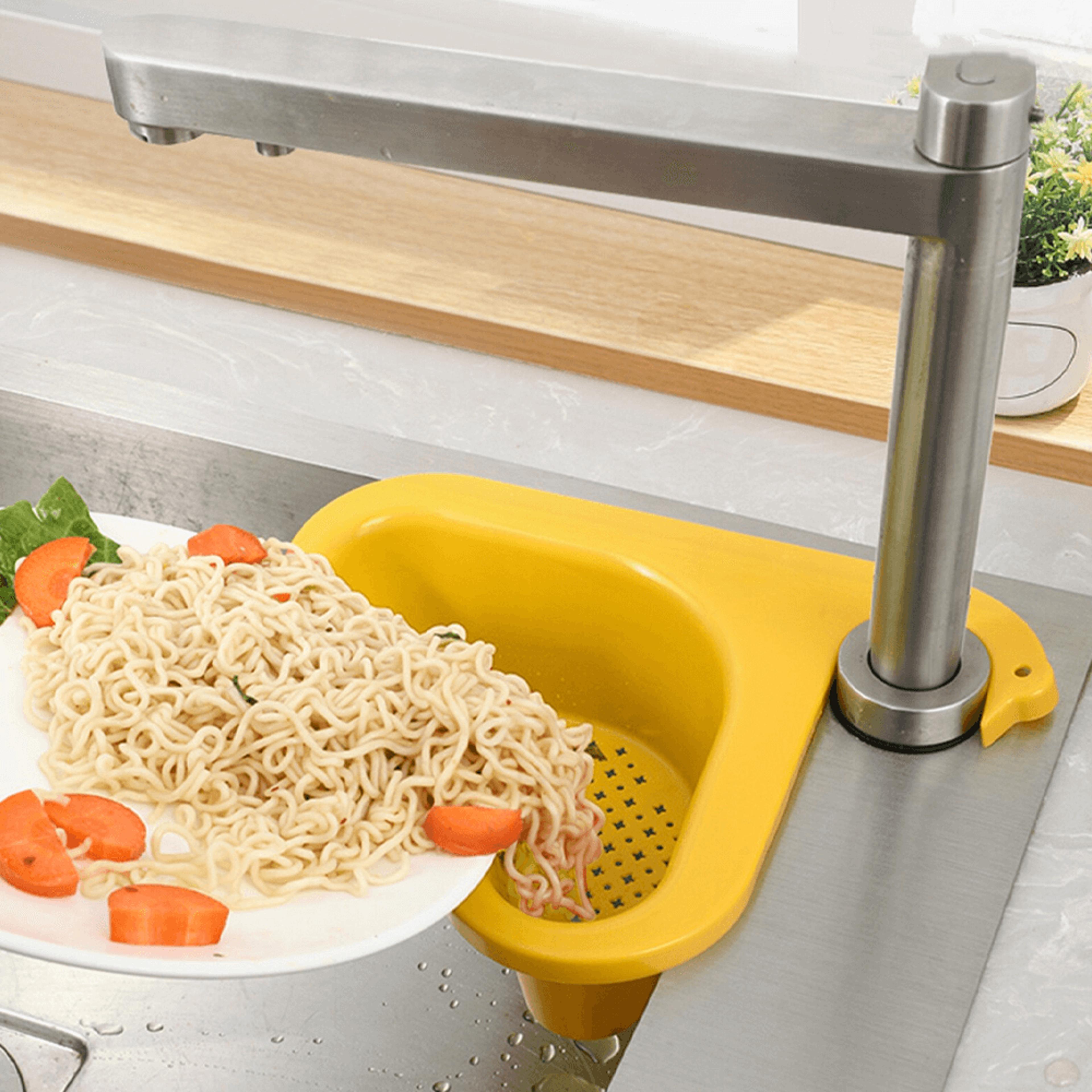 creative sink swan drain basket