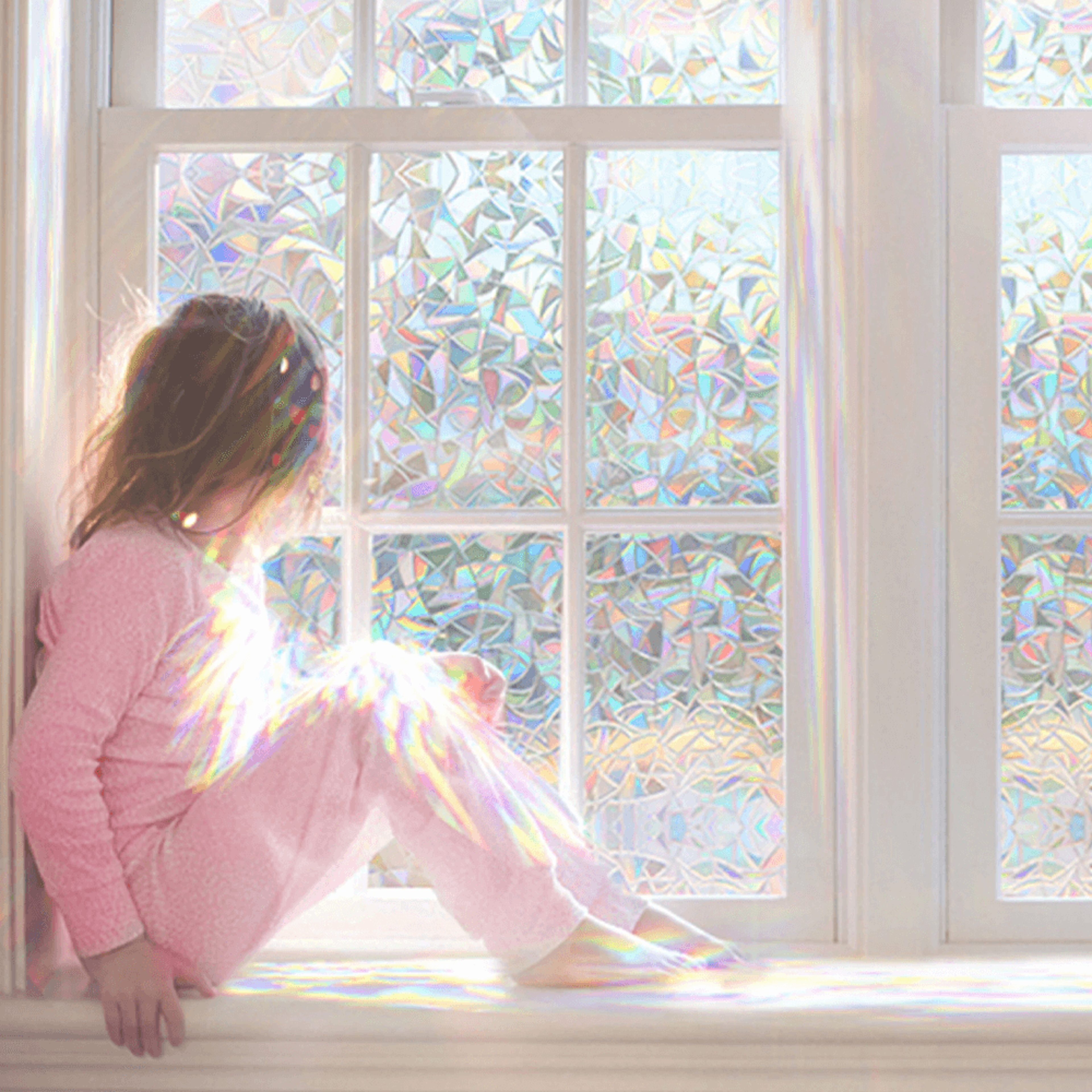 3d window reflective glue-free static film