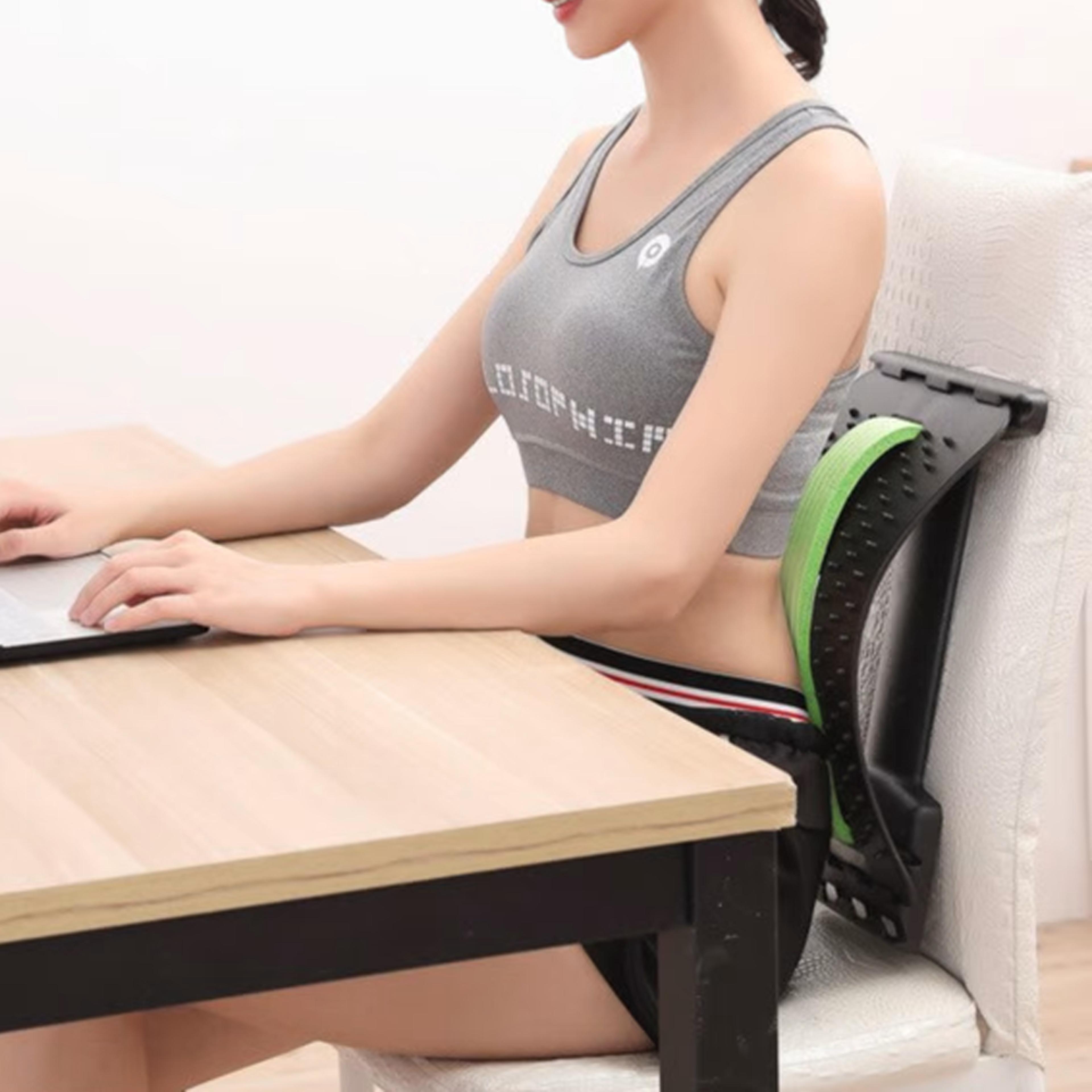 adjustable lumbar back massager