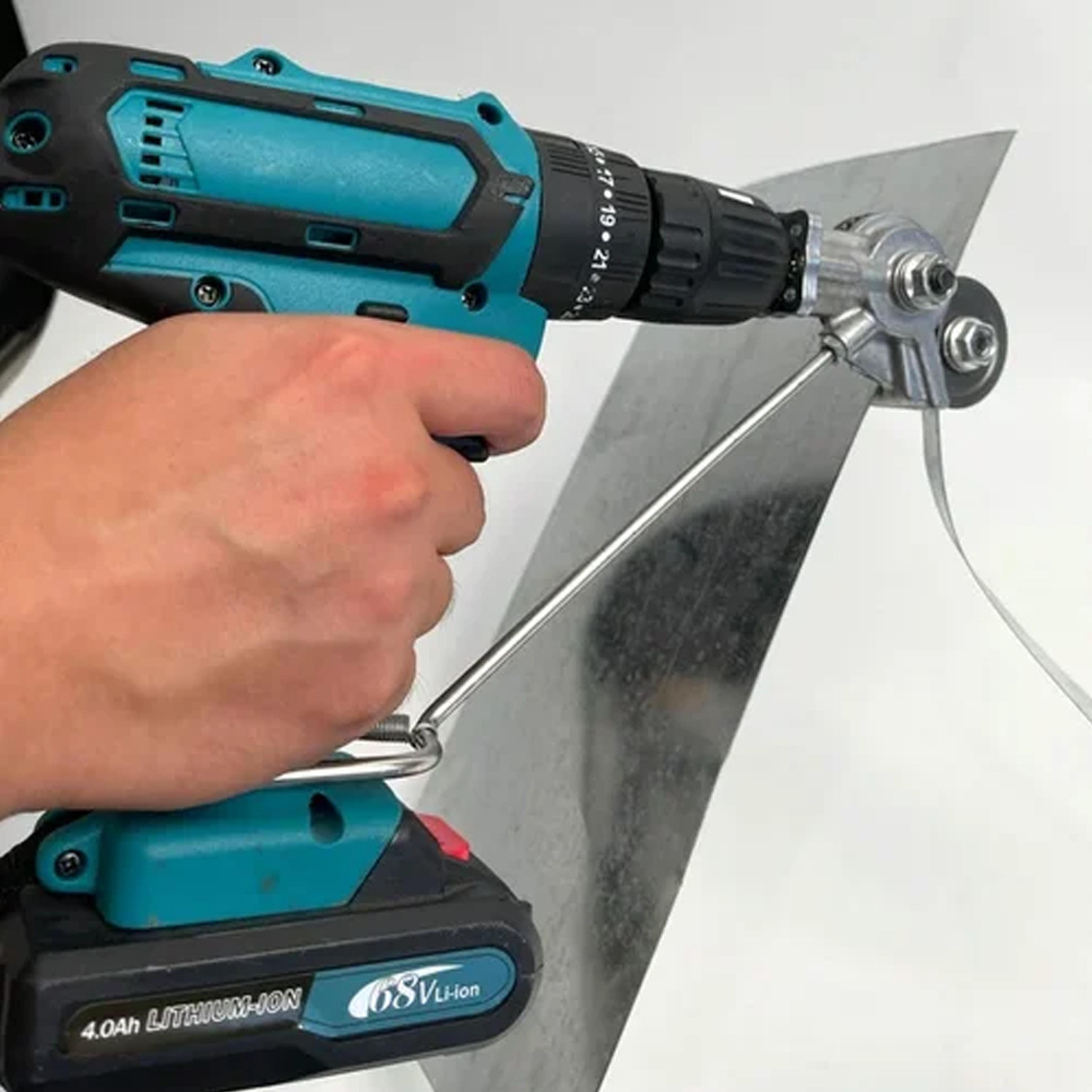 metal nibble drill attachment