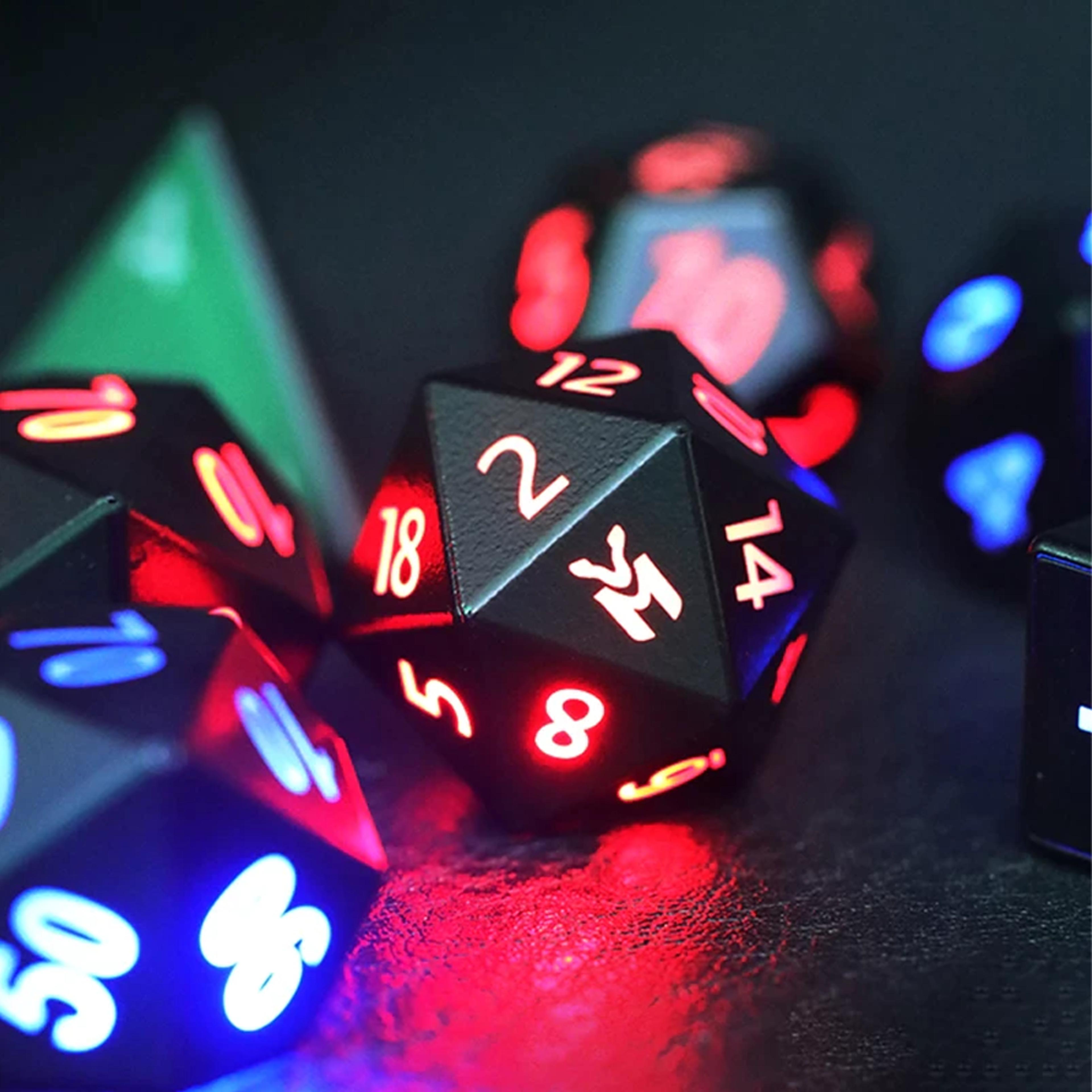dnd dice rechargeable with charging box