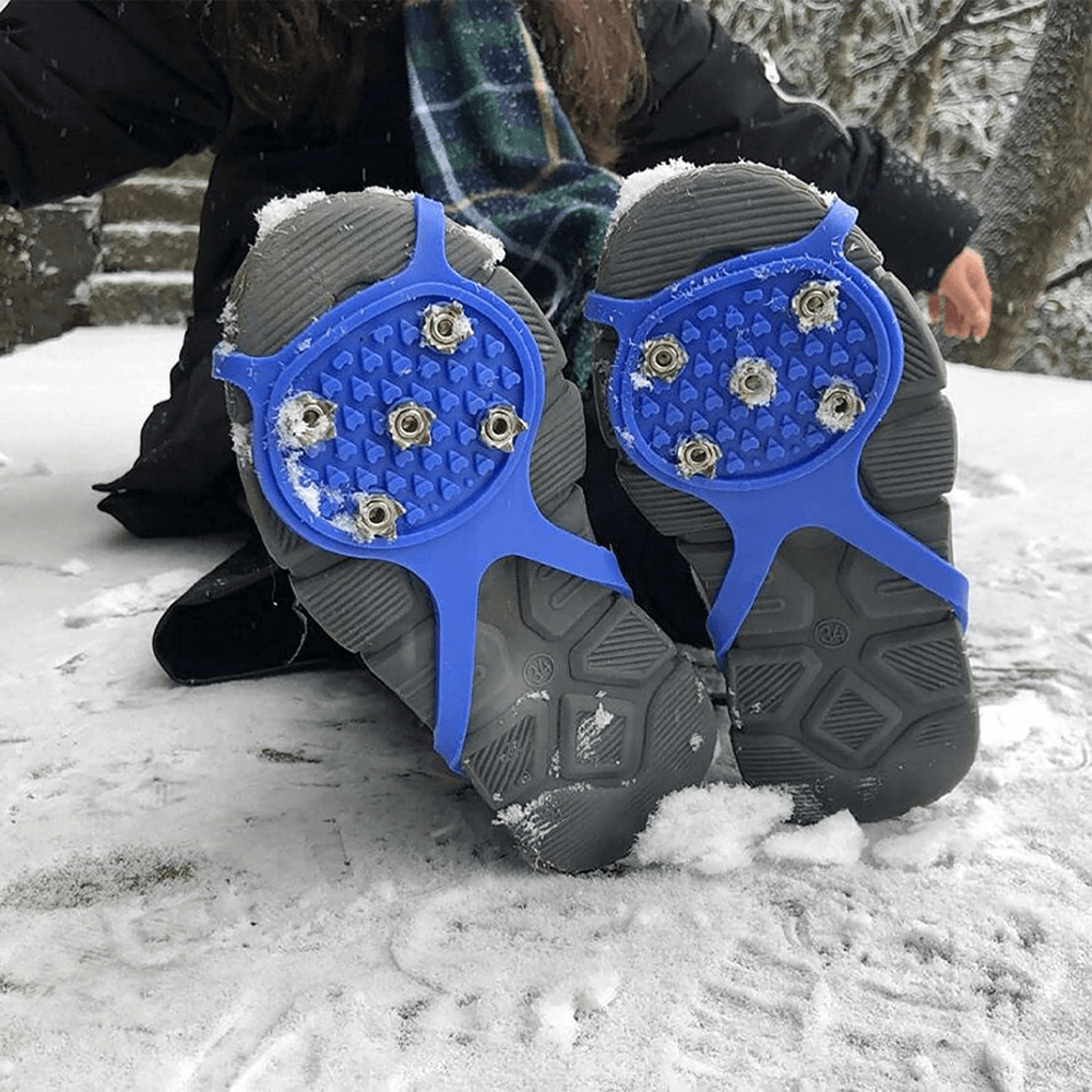 universal gripper spikes non slip shoe grips
