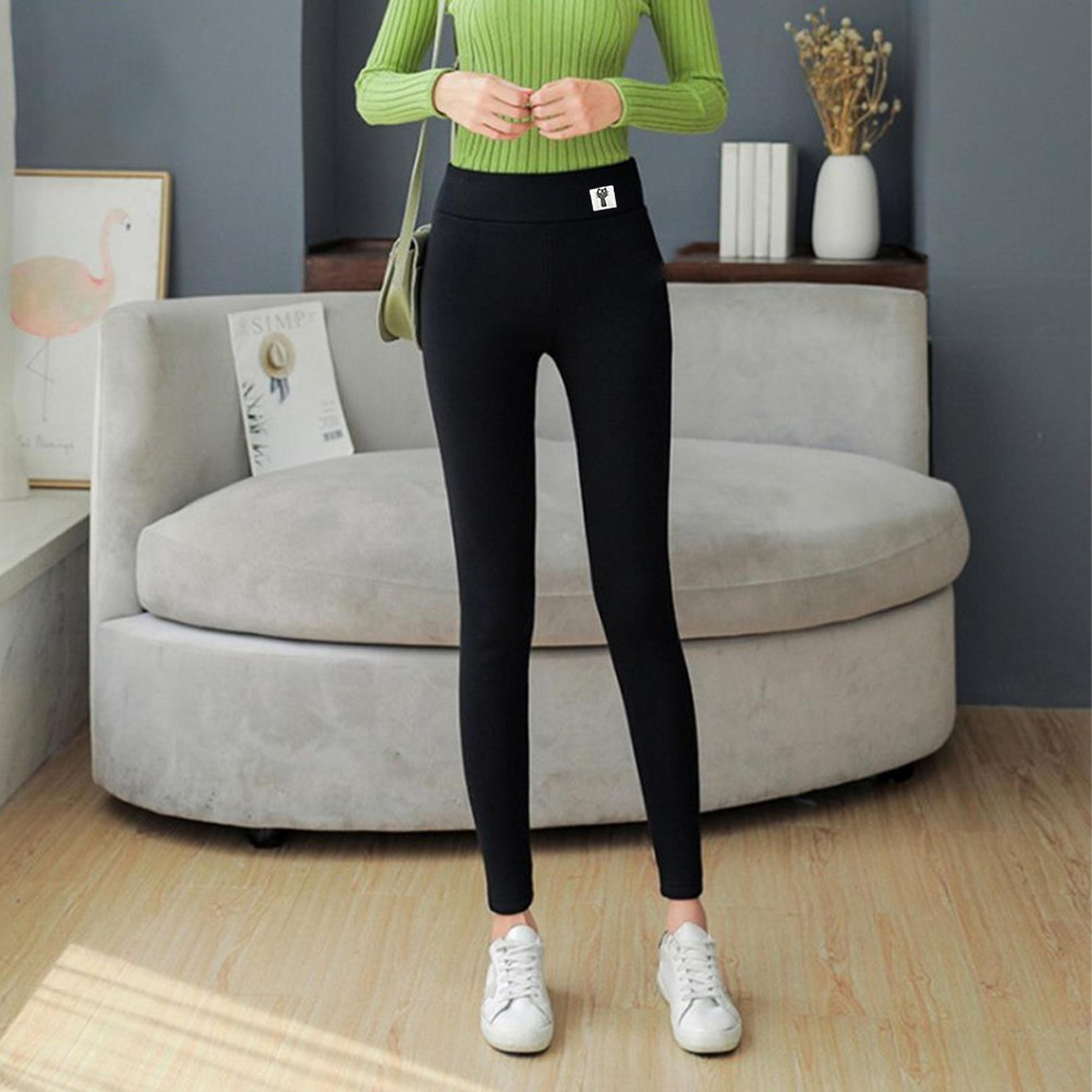 thick slim cashmere warm pant
