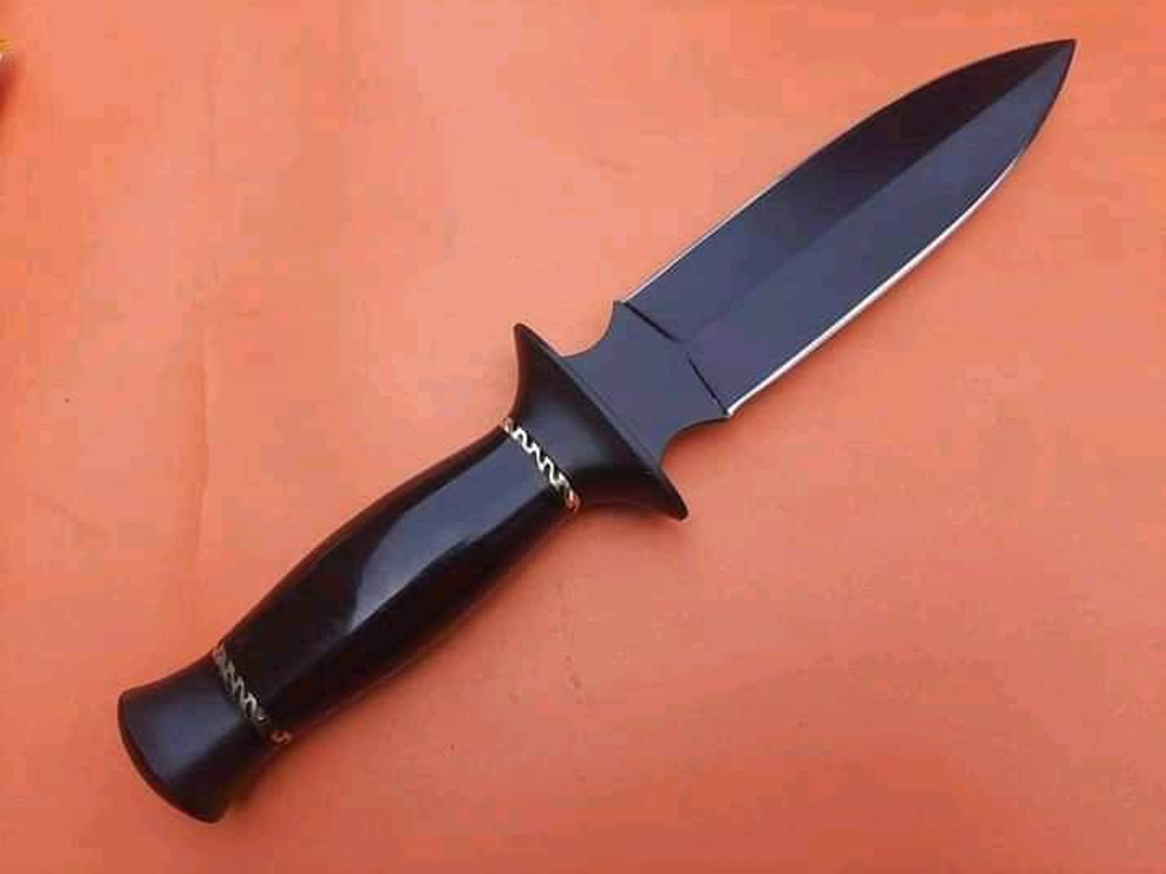 carbonsteel knife, hunting knife with sheath, fixed blade camping knife, bowie knife, handmade knives, gifts for men