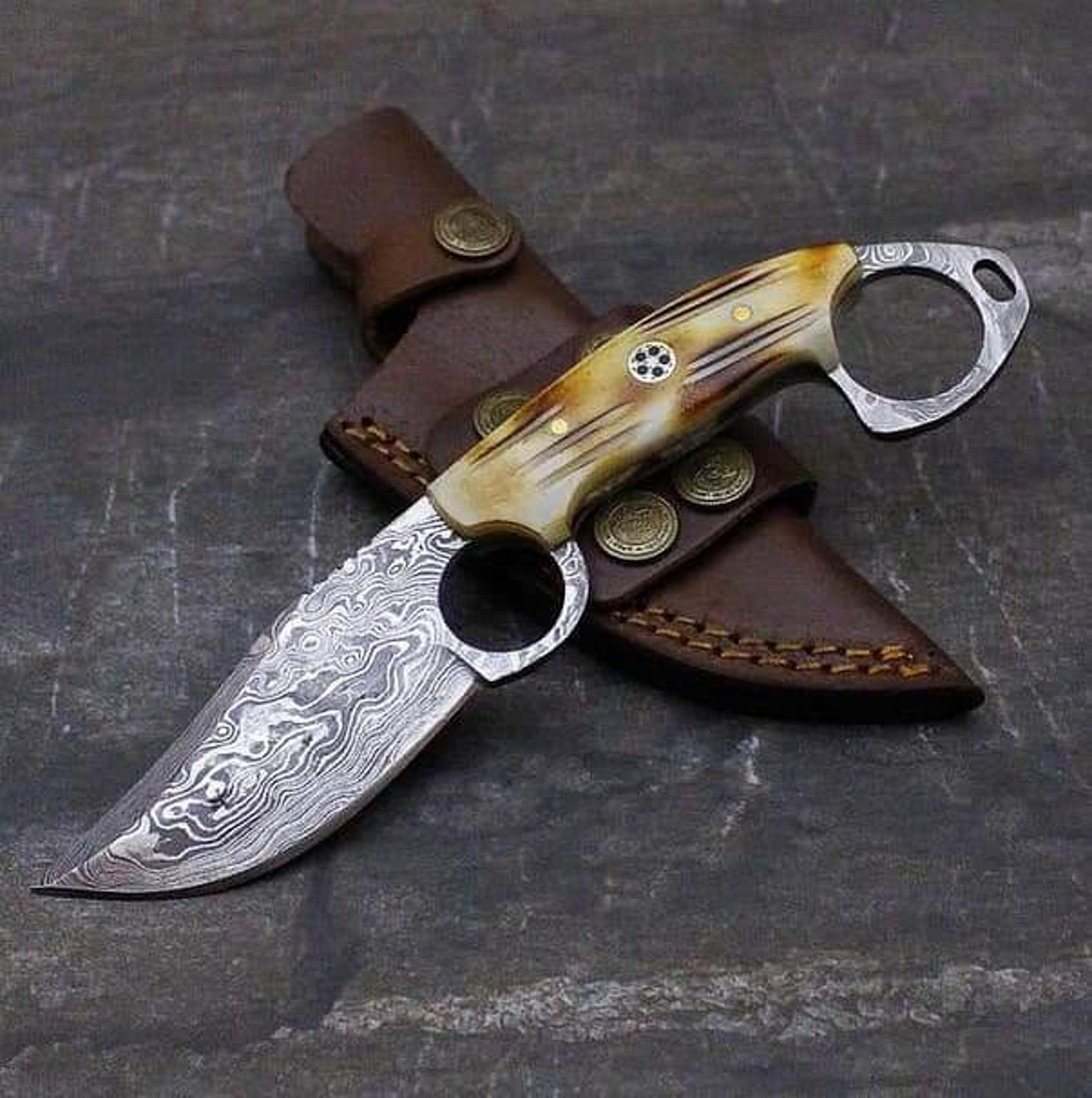 carbonsteel knife, hunting knife with sheath, fixed blade camping knife, bowie knife, handmade knives, gifts for men