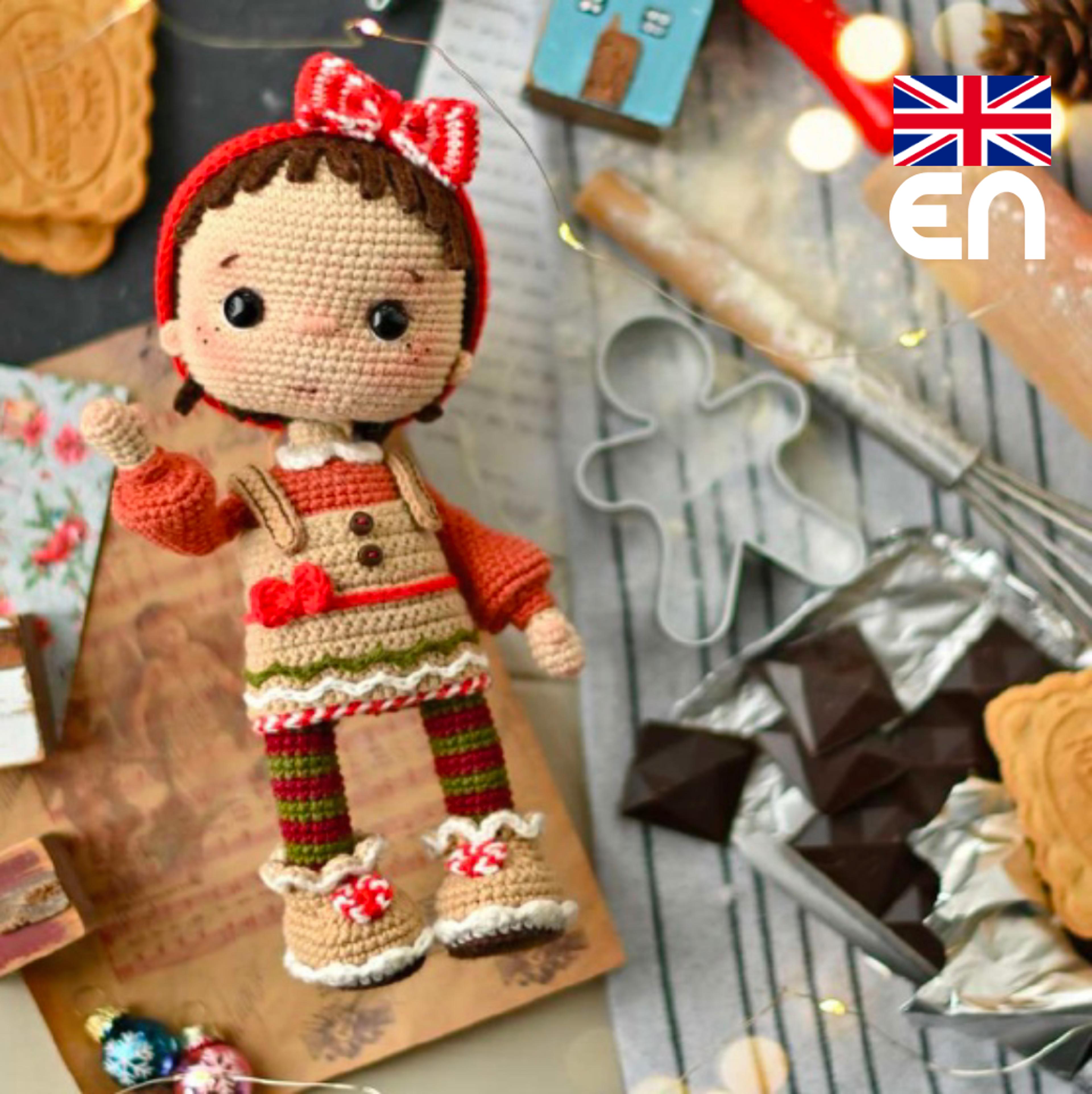 gingerbread baby amigurumi pattern doll pdf