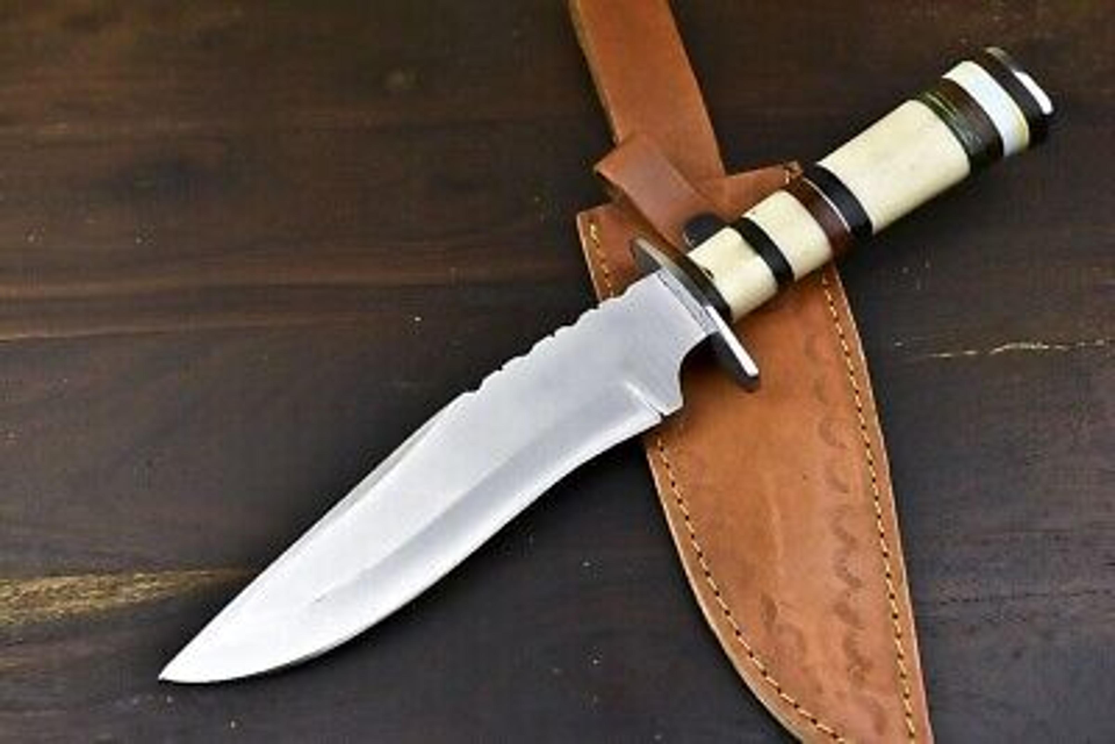 "stainle-steel-knife"hunting-knife-with sheath"fixed-blade-camping-knife, bowie-knife, handmade-knives, gifts-for-men