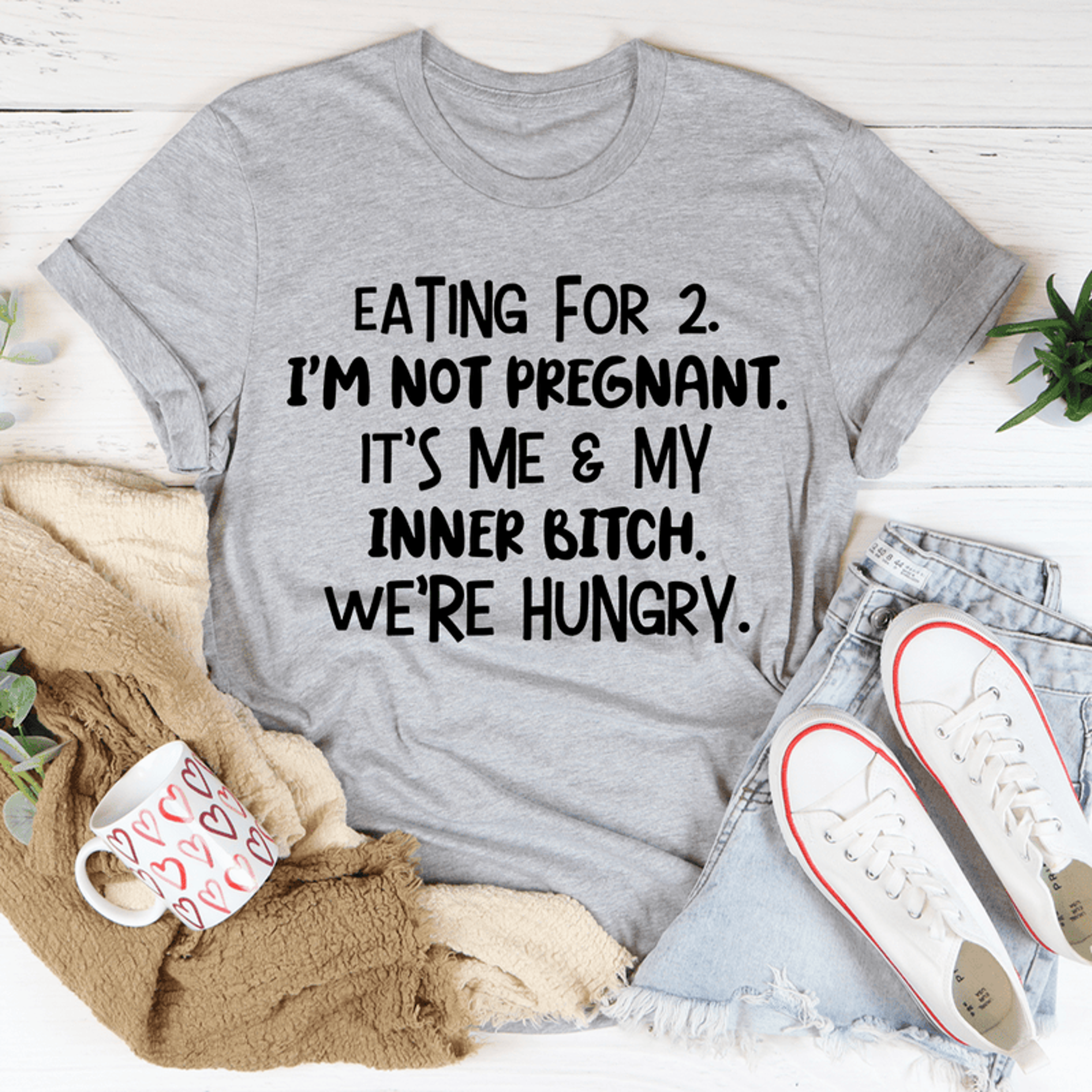 eating for two tee
