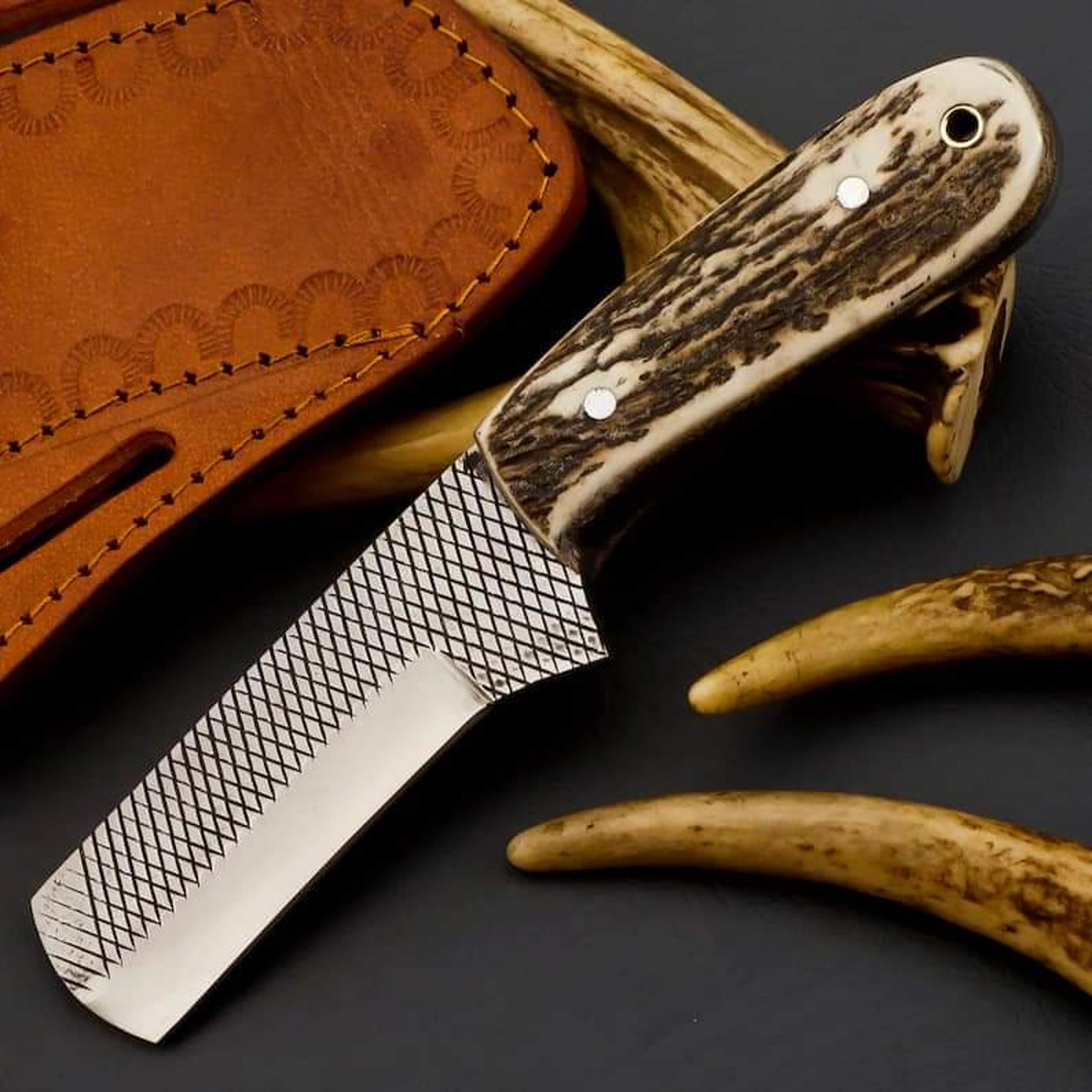 "stainless-steel-knife"hunting-knife-with sheath"fixed-blade-camping-knife, bowie-knife, handmade-knives, gifts-for-men.