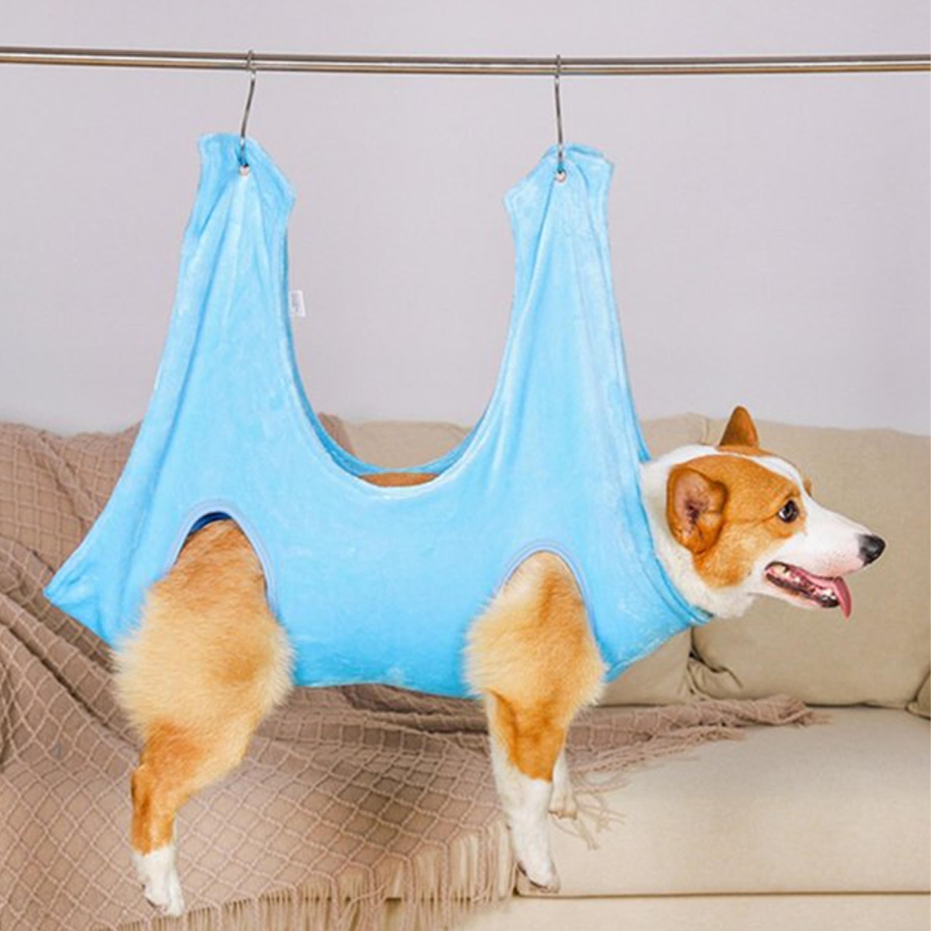 dog restraint sling grooming hammock