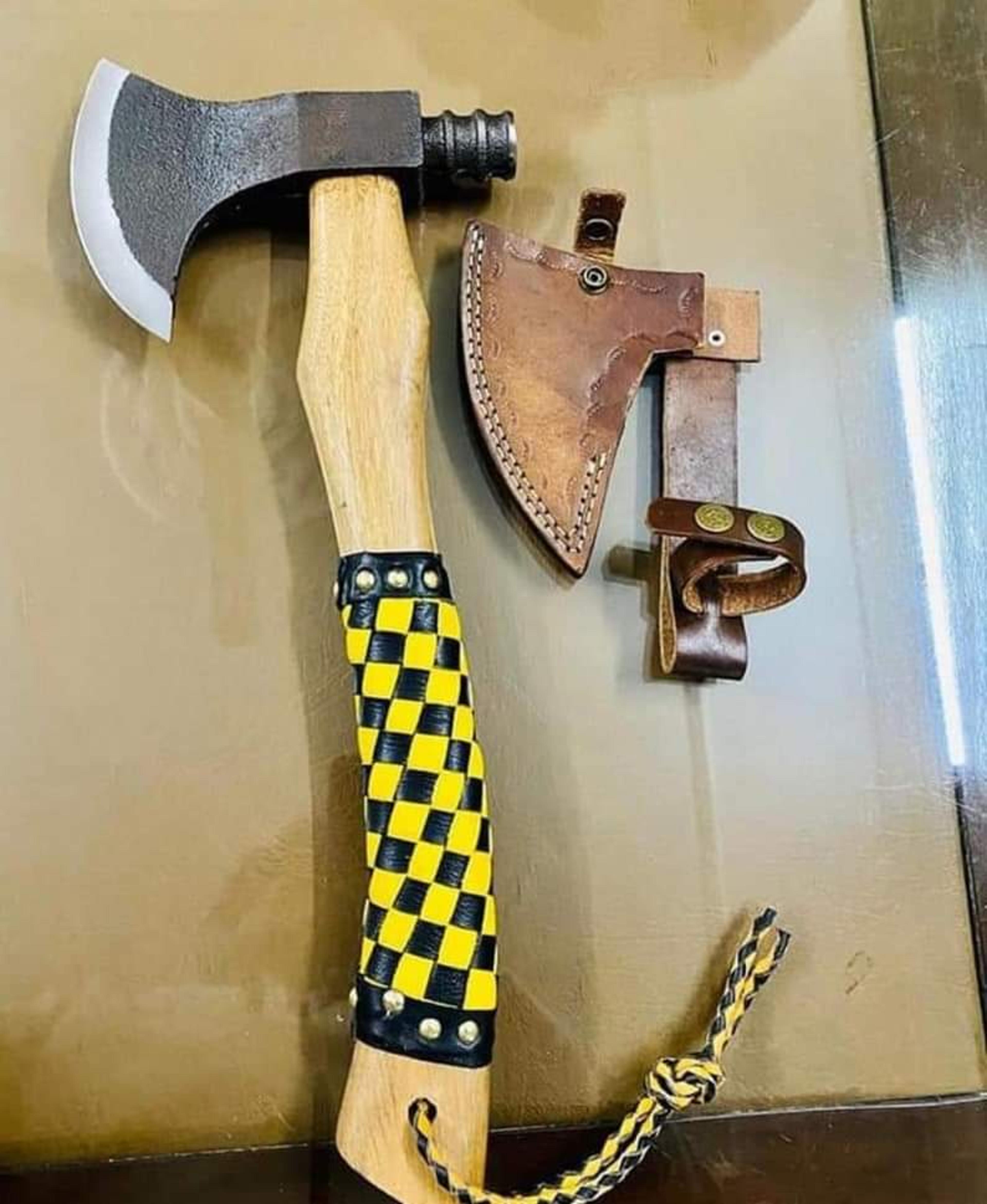 hunting axe, viking axe, with rose wood, engraved cutting axe, anniversary gifts for her, gifts for him, camping axes