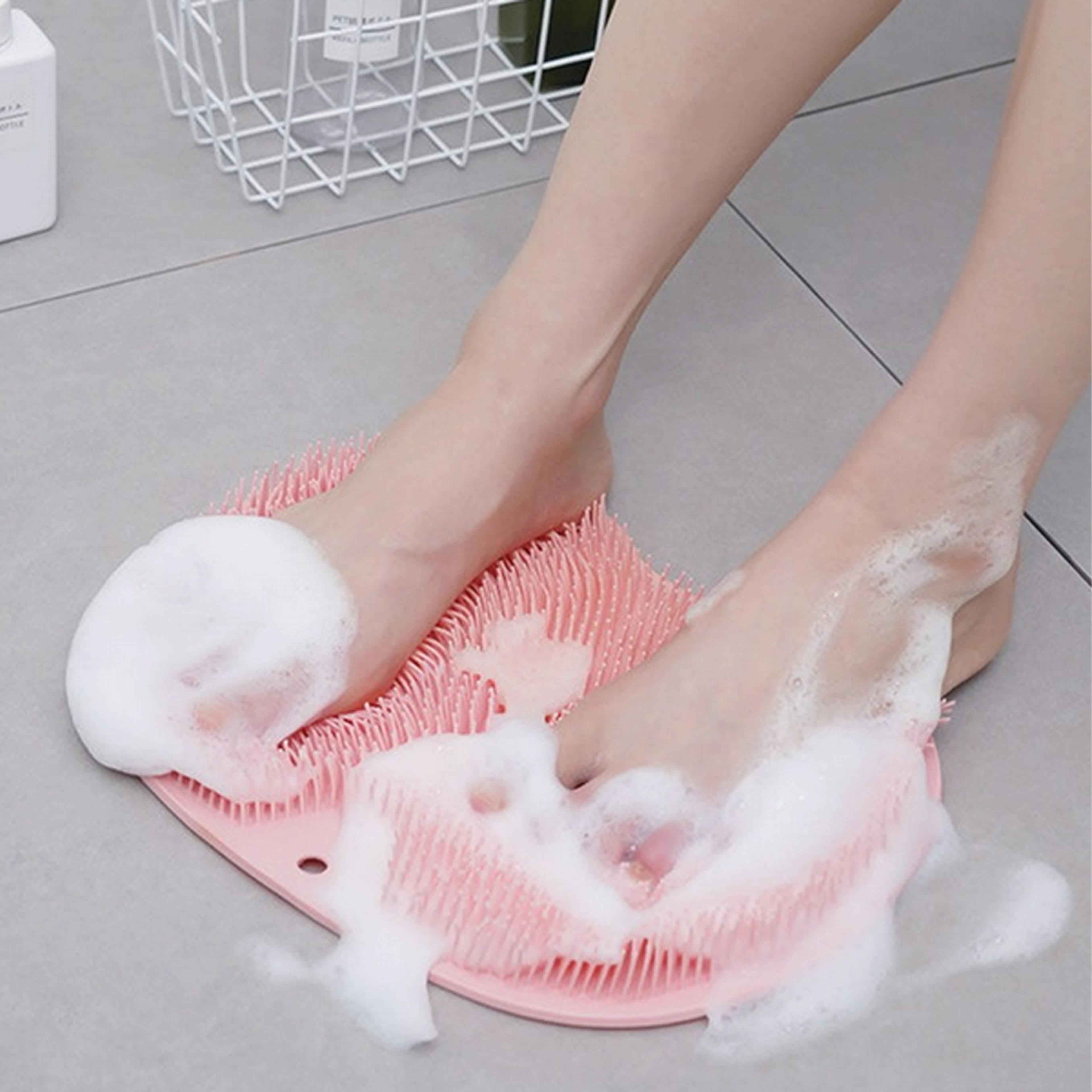 shower foot massager scrubber & cleaner acupressure mat