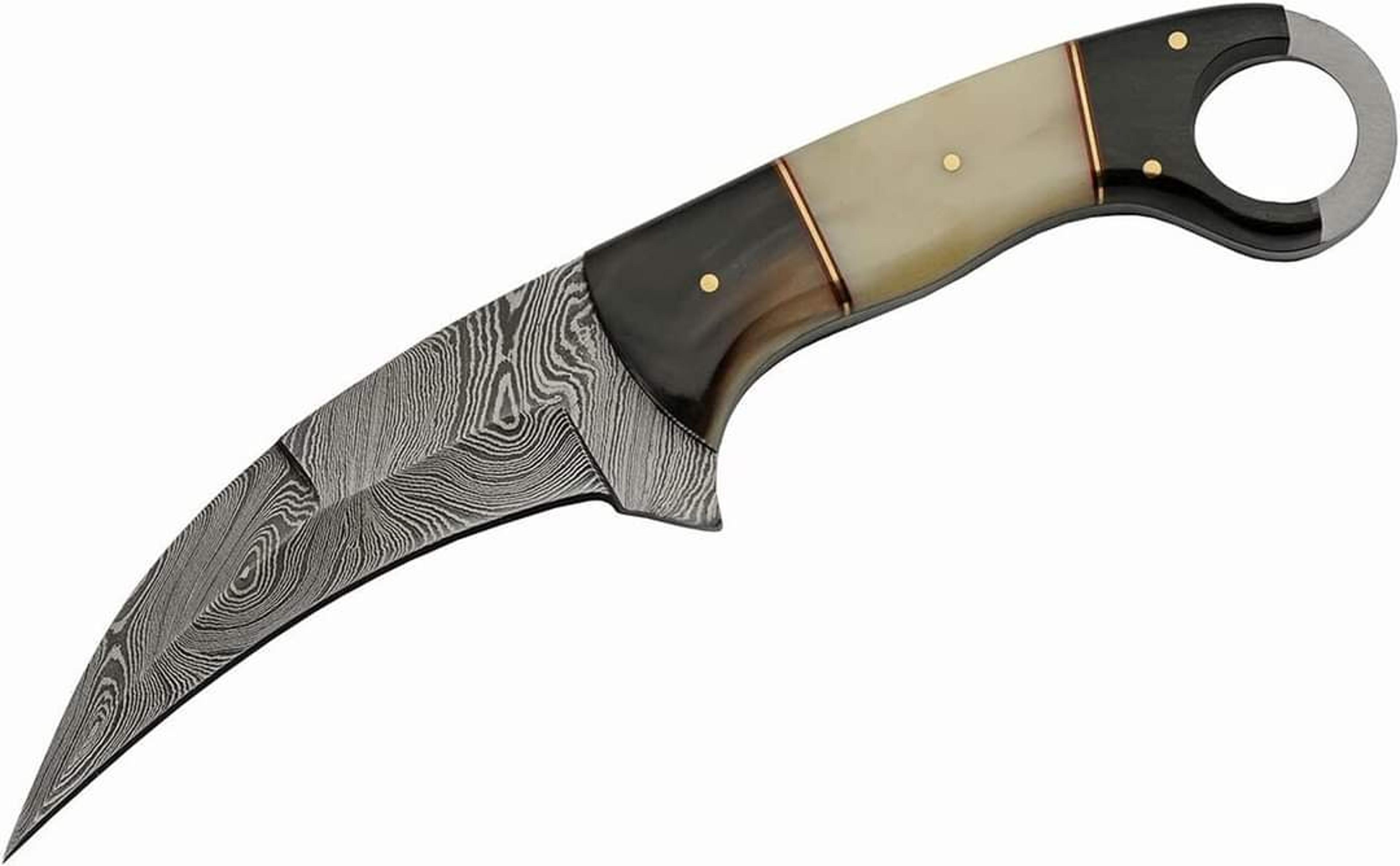 karambat hunting knife, knife with sheath, fixed blade camping knife, bowie knife, handmade knives, gifts for men