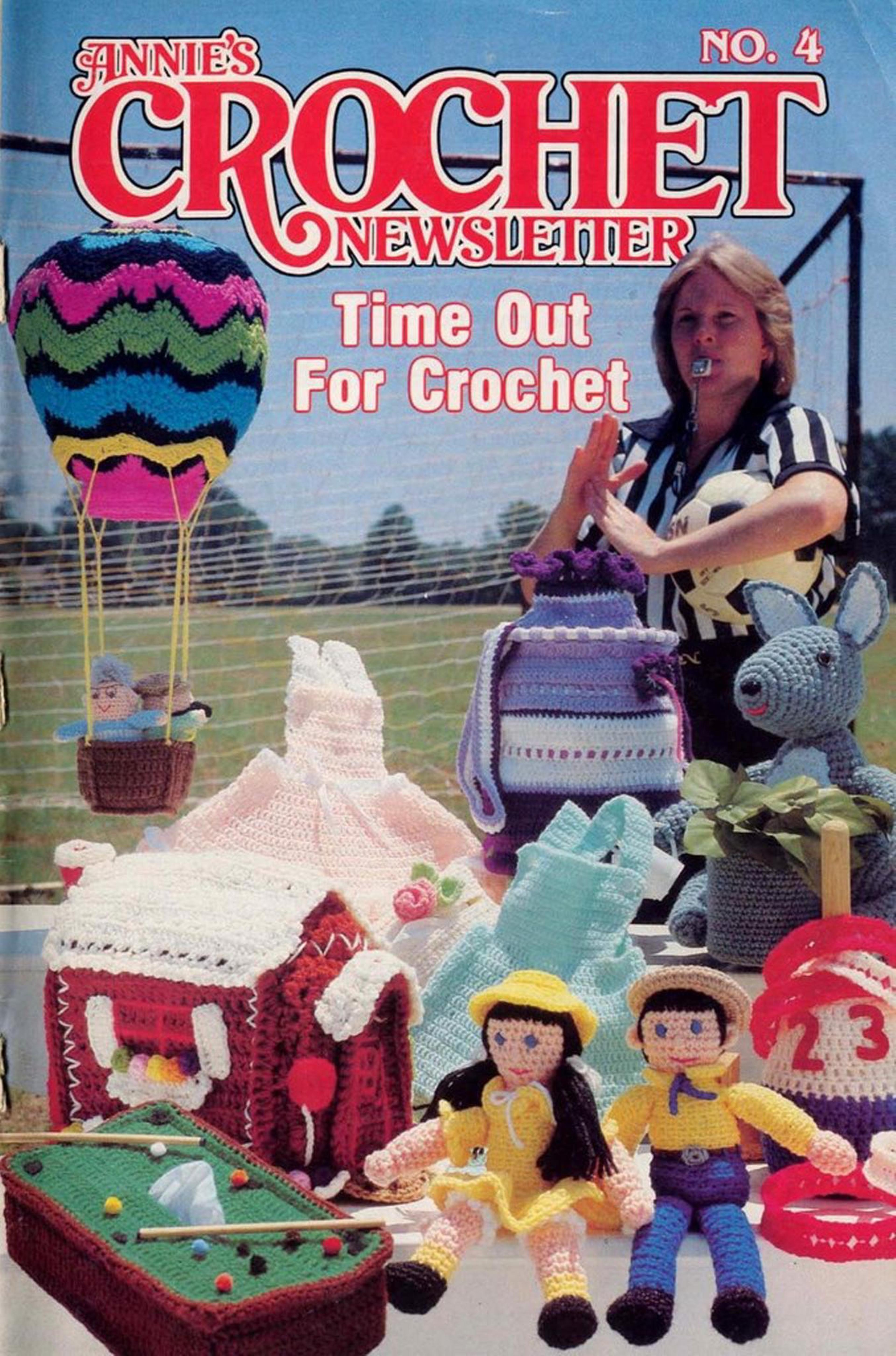 annie's crochet newsletter 1983 no.04 - digital vintage crochet magazine patterns