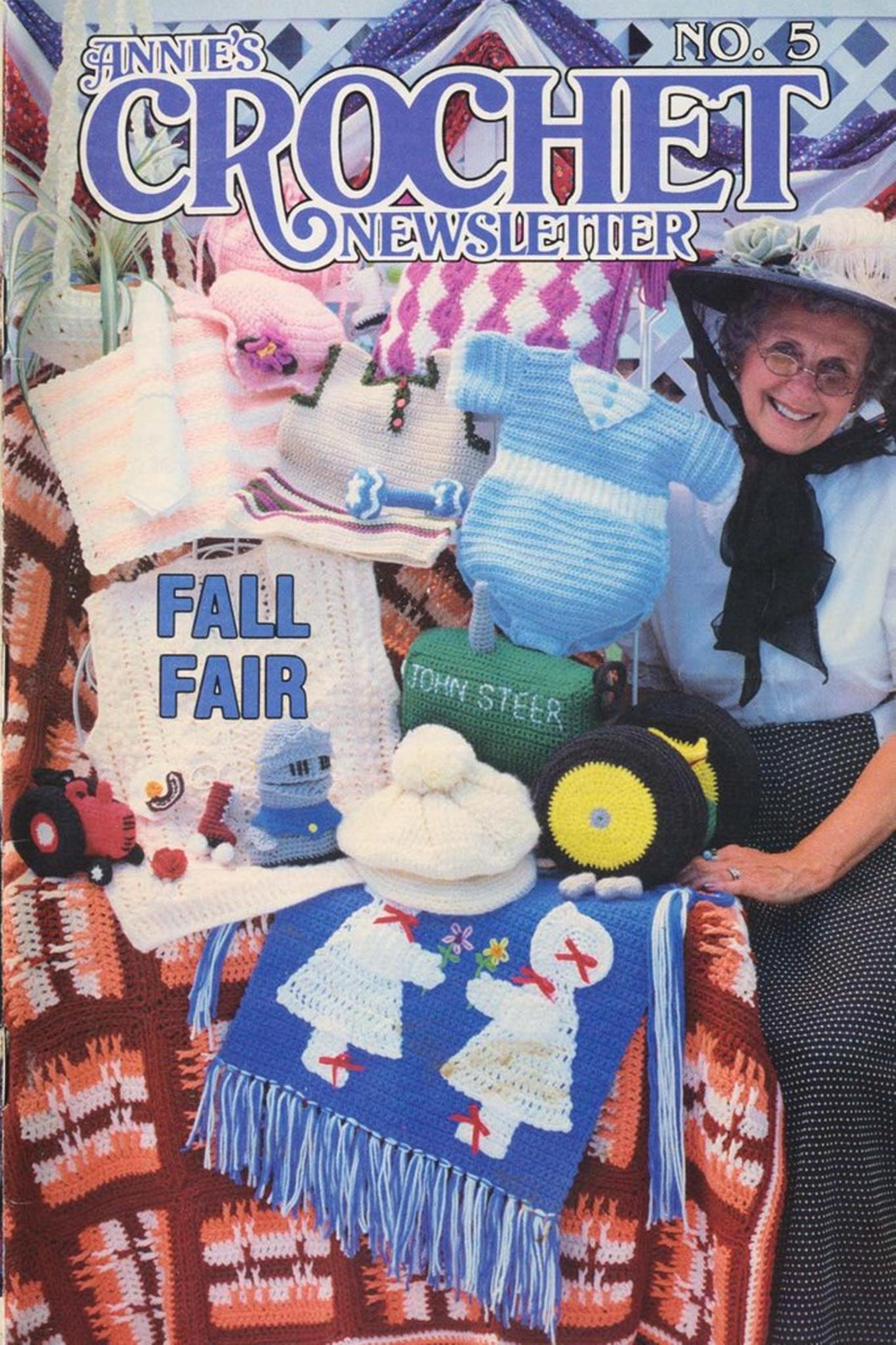 annie's crochet newsletter 1983 no.05 - digital vintage crochet magazine patterns