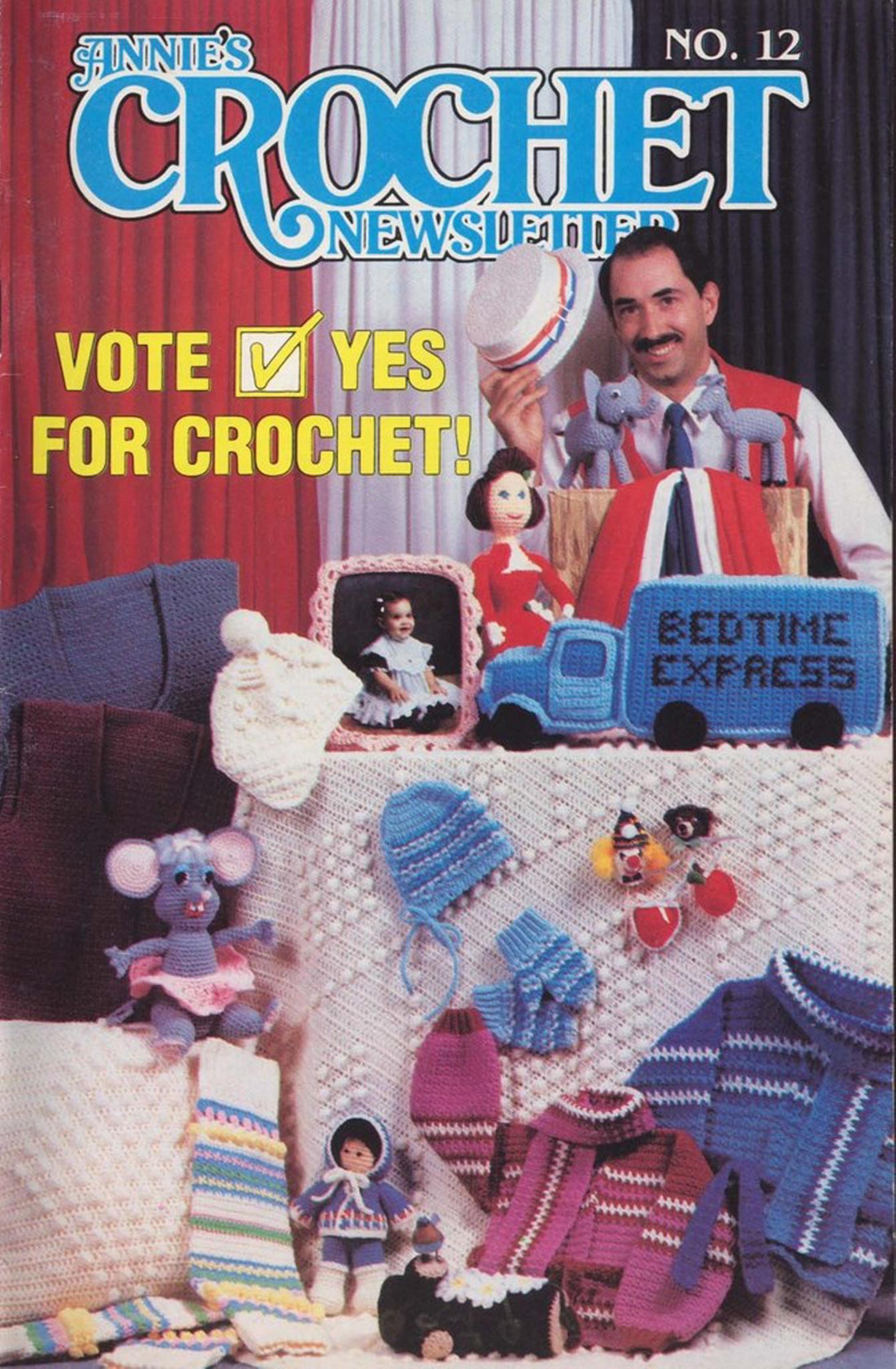 annie's crochet newsletter 1984 no.12 - digital vintage crochet magazine patterns