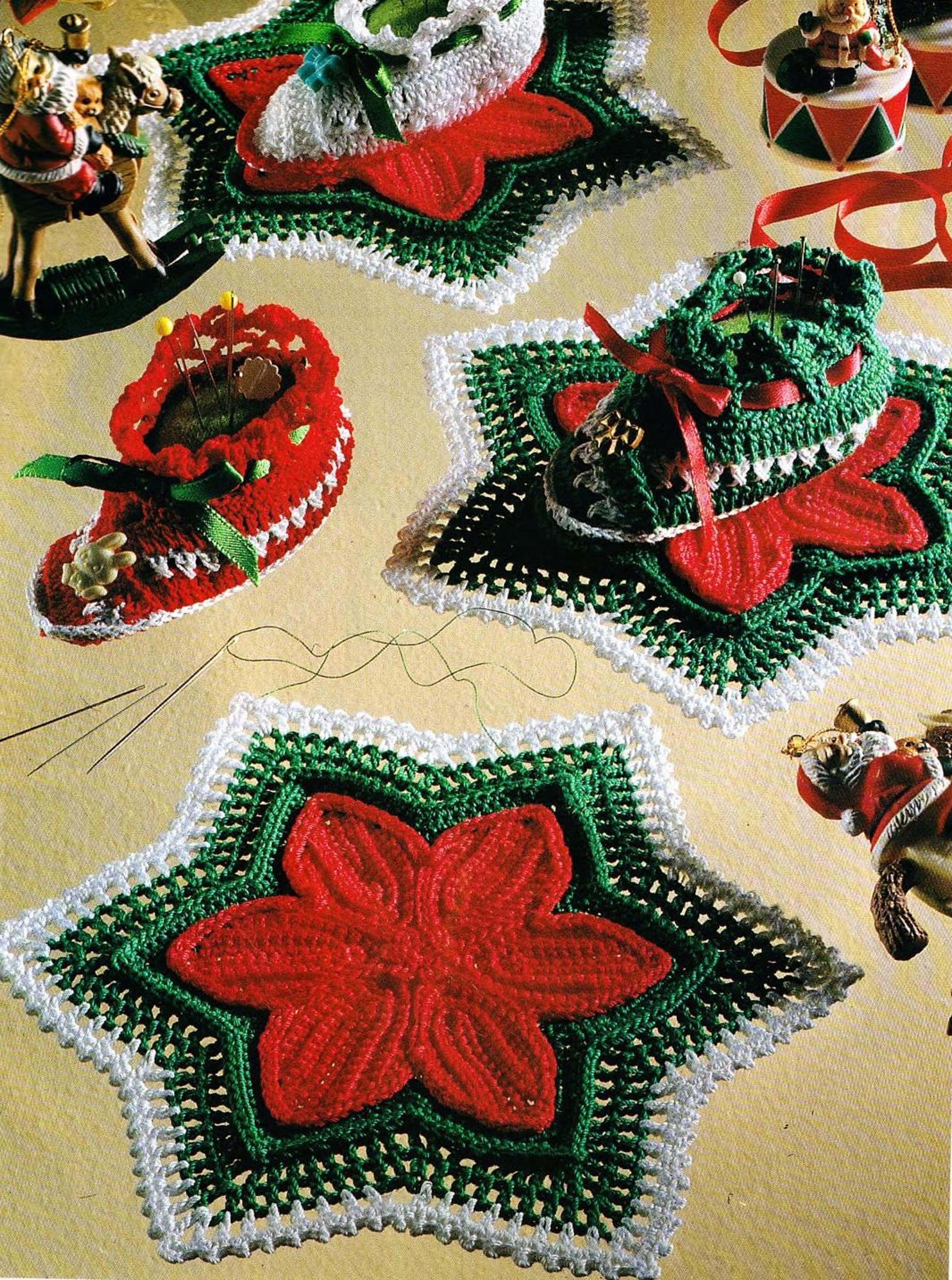 crochet star pattern - crochet booties pattern - crochet diagram - vintage pattern pdf instant download
