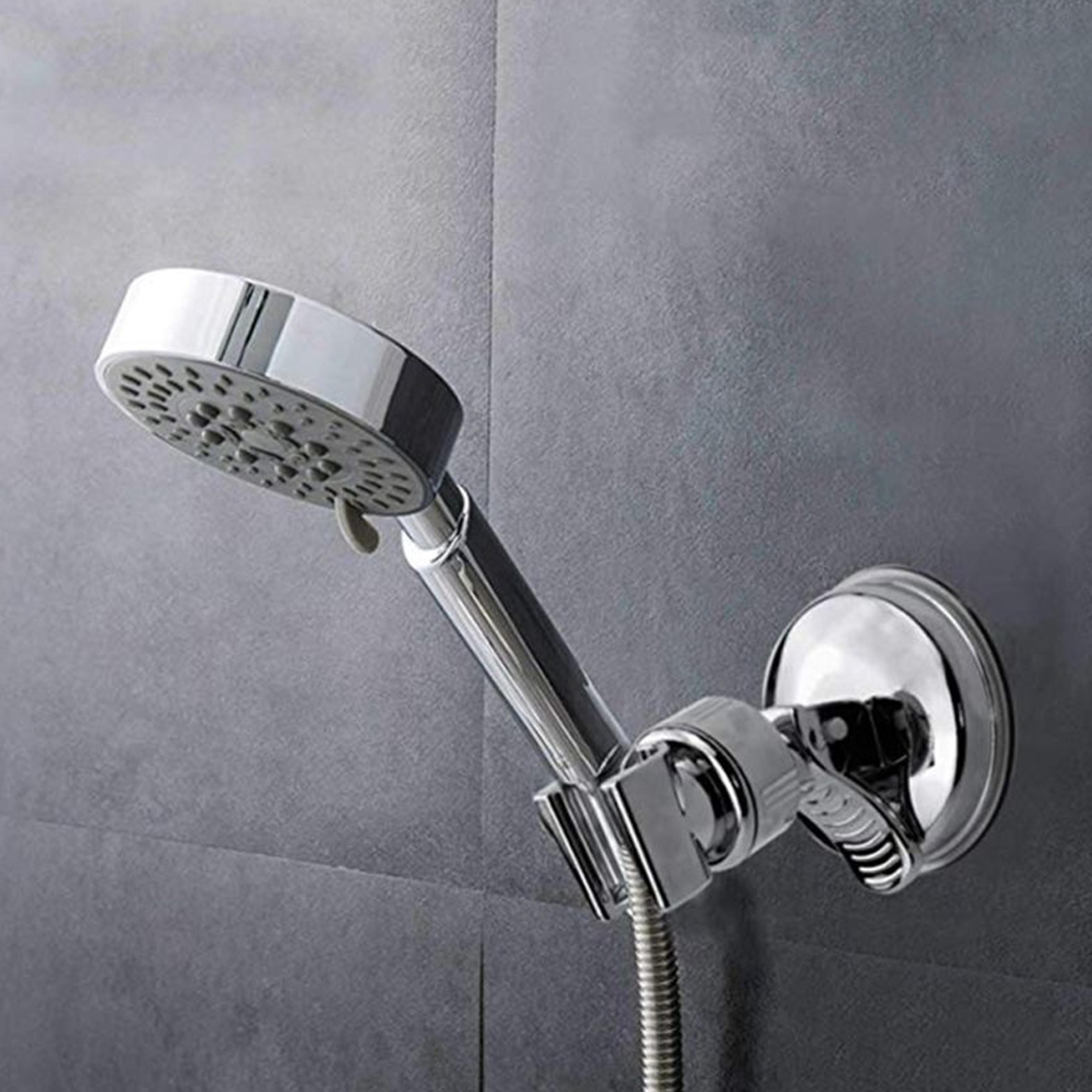 adjustable suction cup shower head holder - secure grip & easy installation