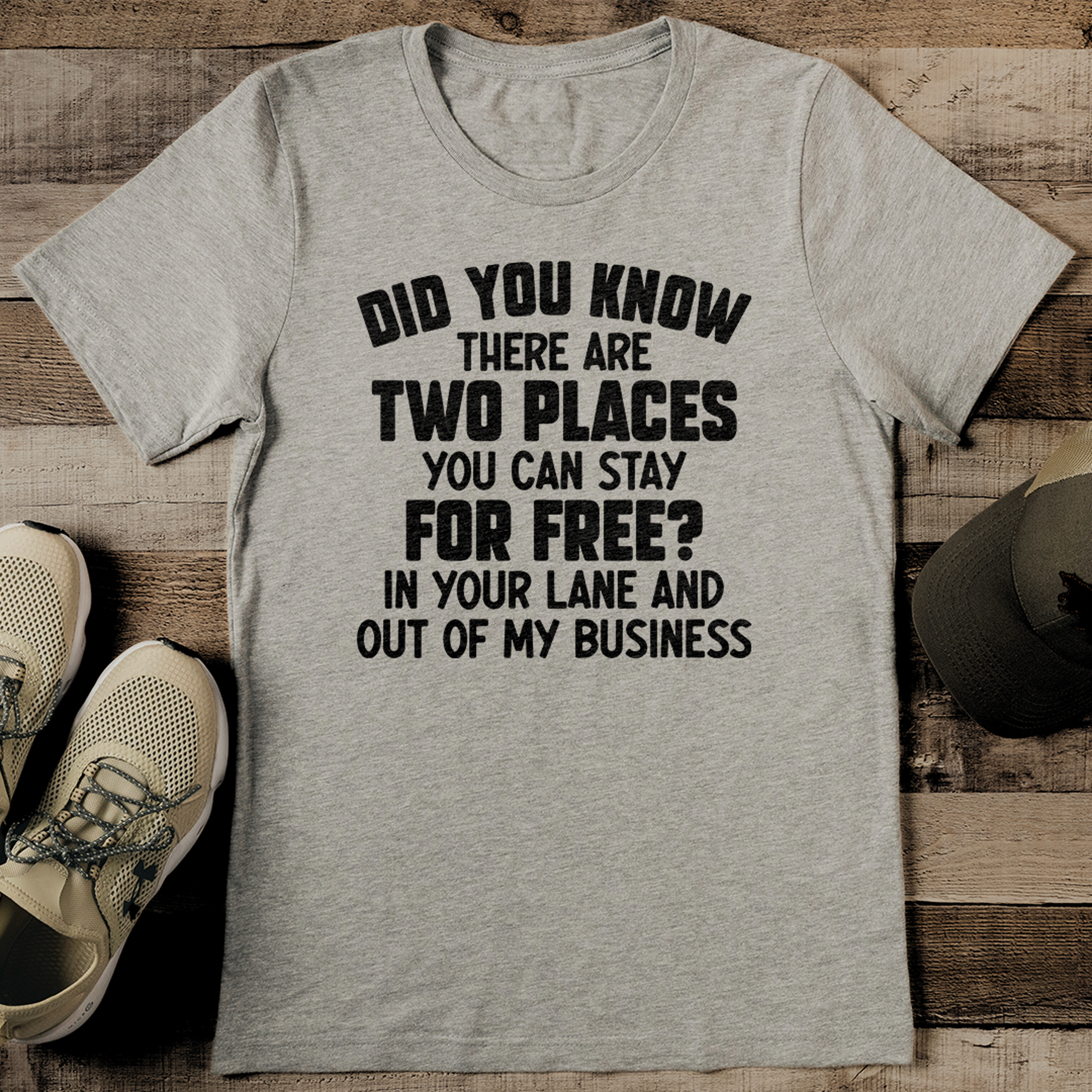 did you know there are two places you can stay for free tee