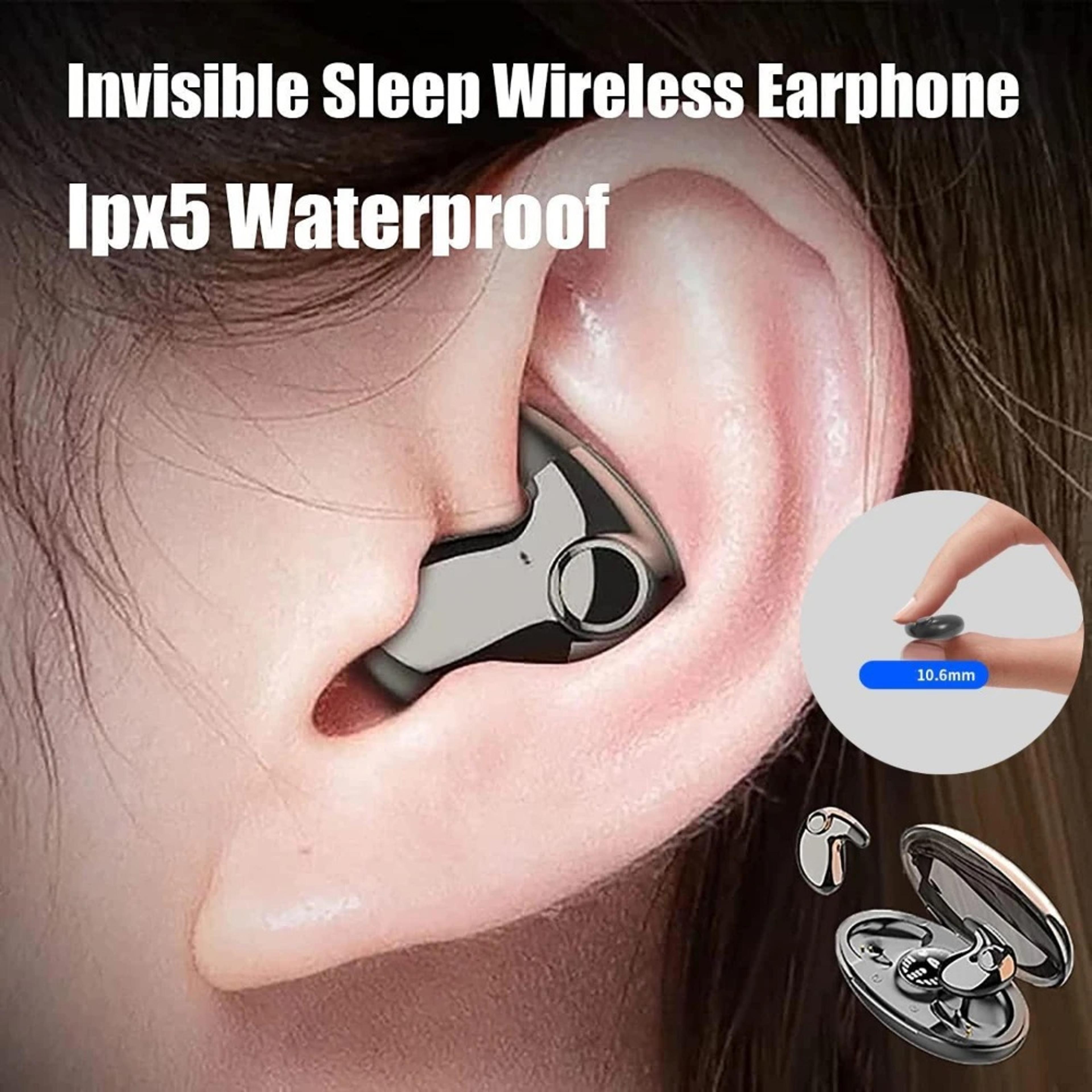 invisible sleep wireless earphone,bluetooth 5.3 hidden earbuds