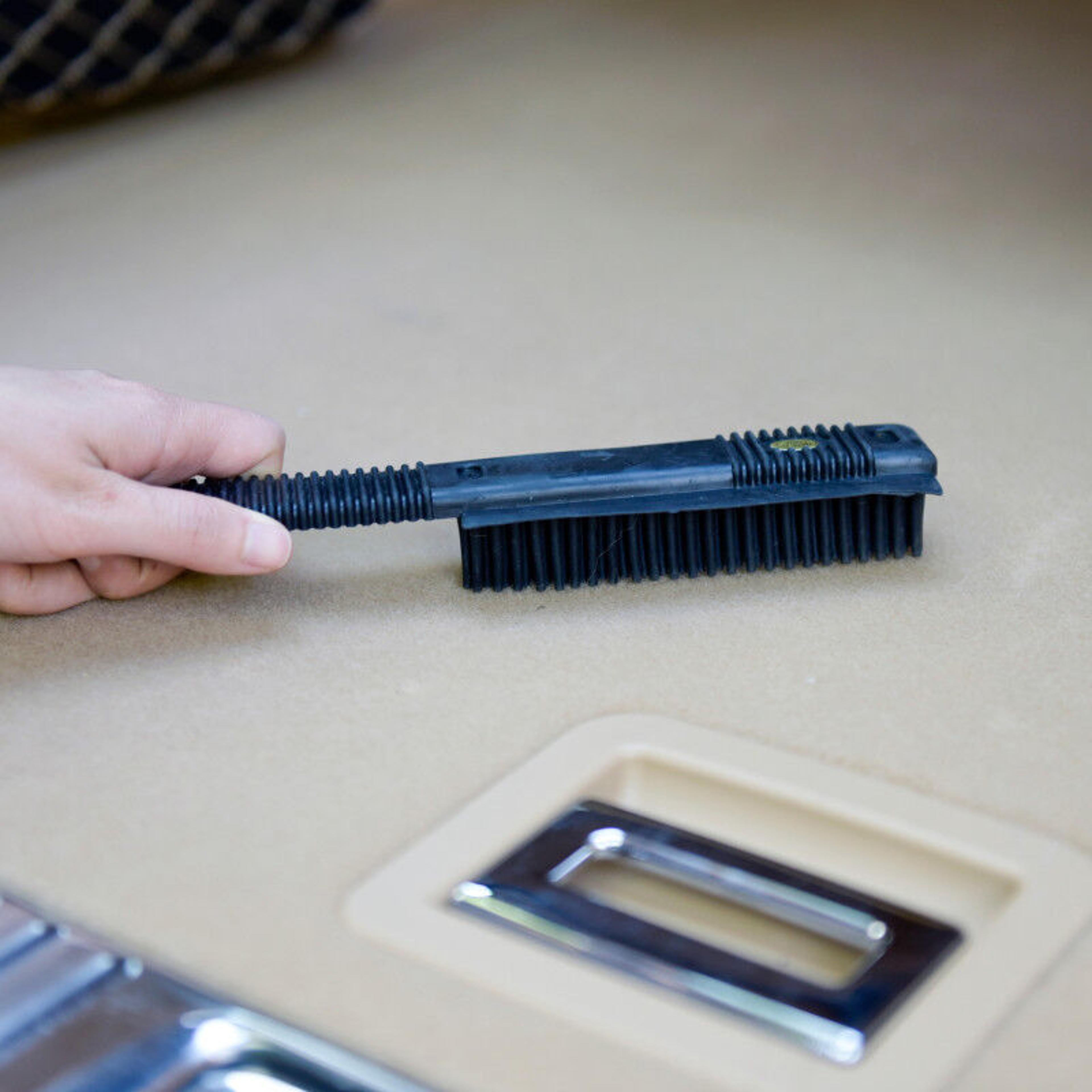 rubber car seat pet hair brush