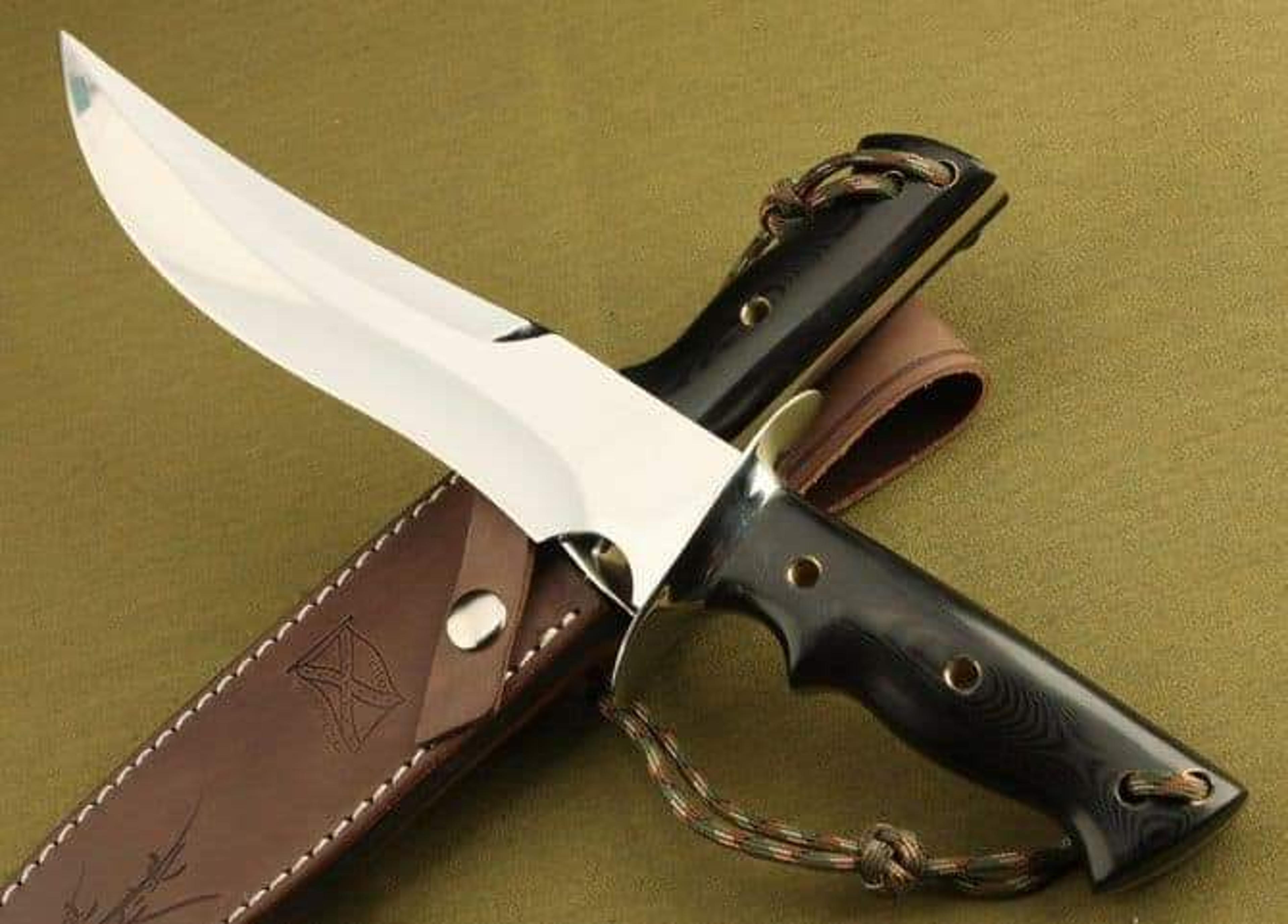 "stainless-steel-knife"hunting-knife-with sheath"fixed-blade-camping-knife, bowie-knife, handmade-knives, gifts-for-men.
