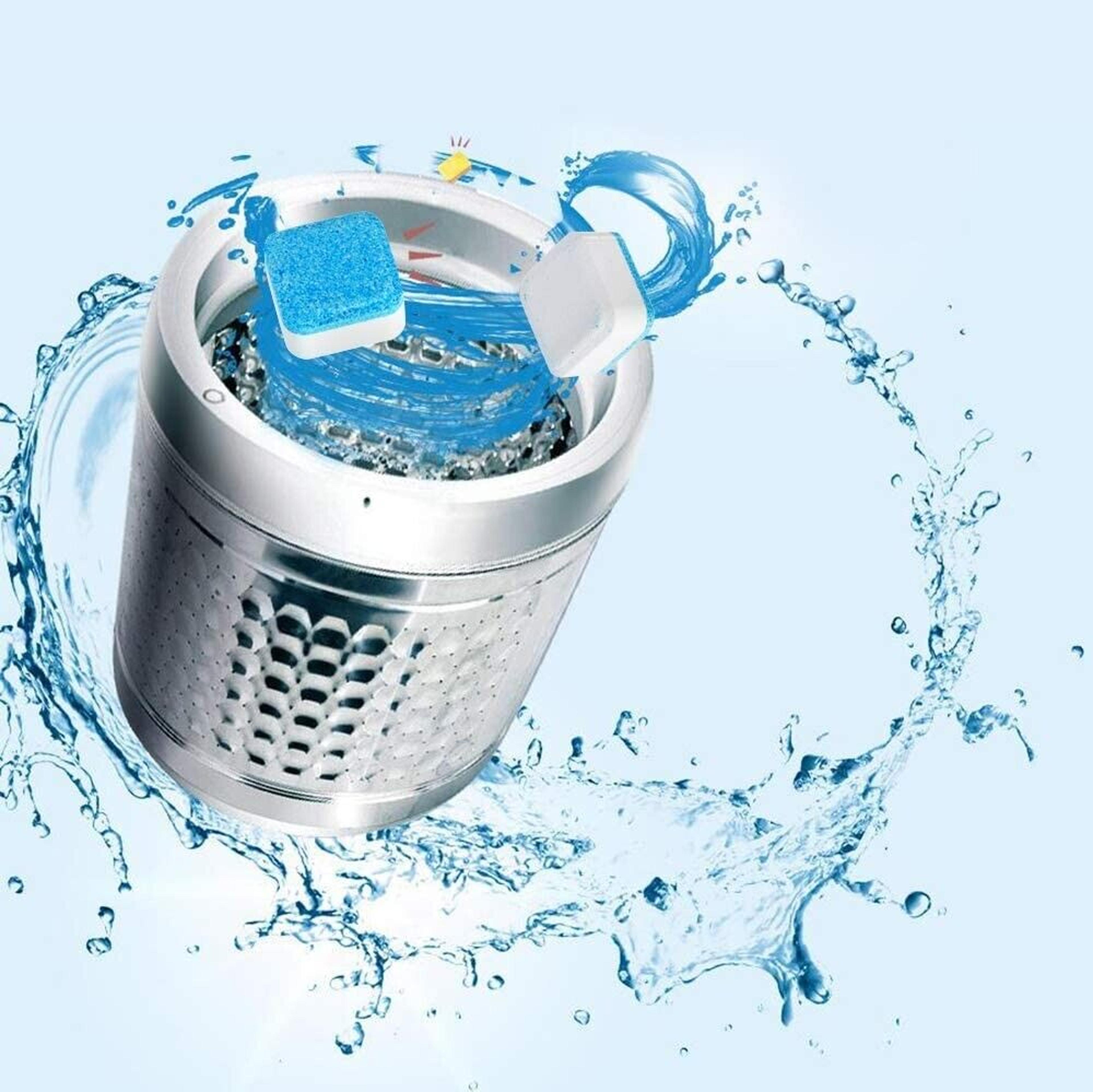 washing machine cleaner, triple decontamination