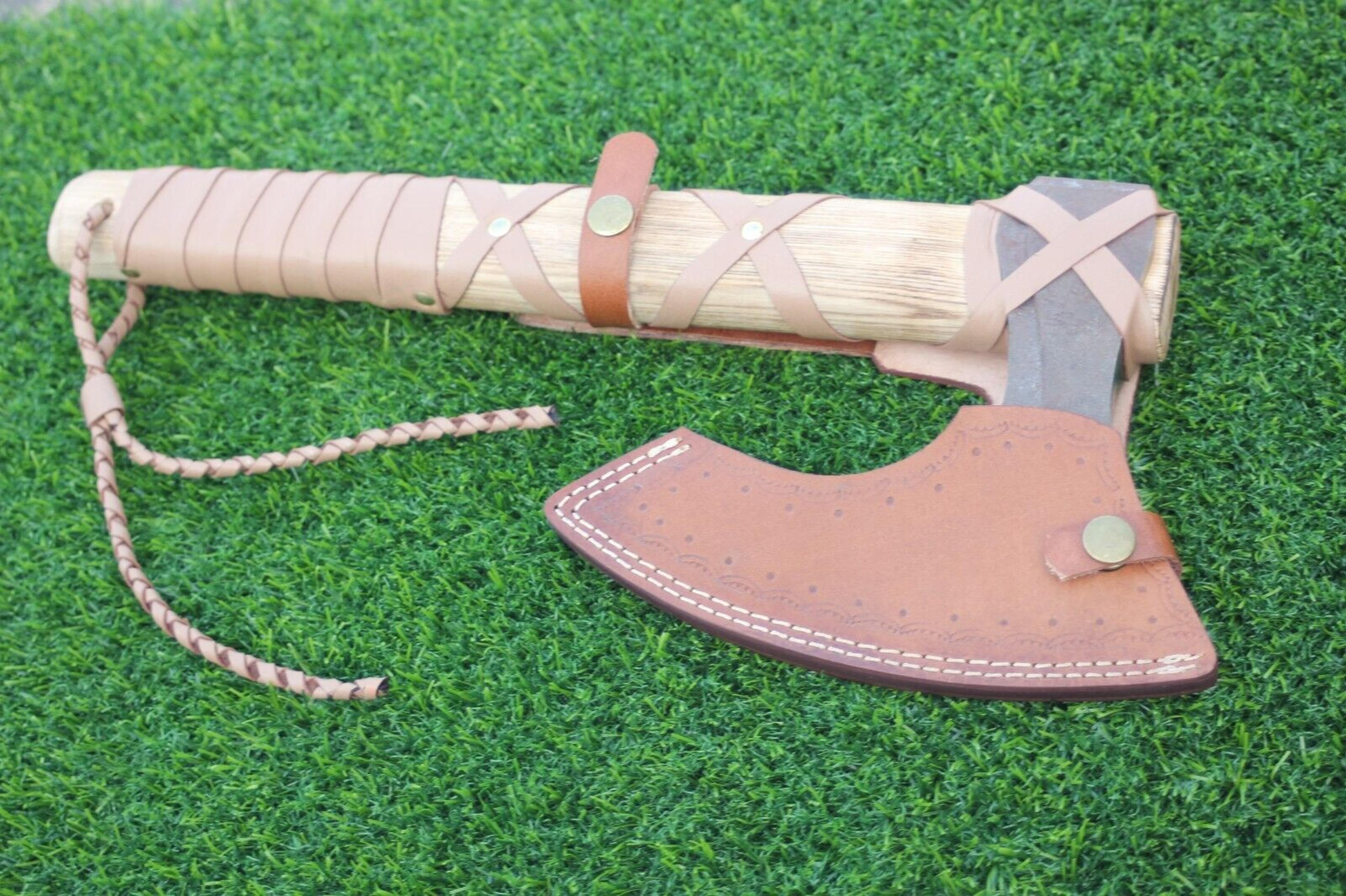 custom handmade carbon steel viking hatchet tomahawk hunting tactical axe