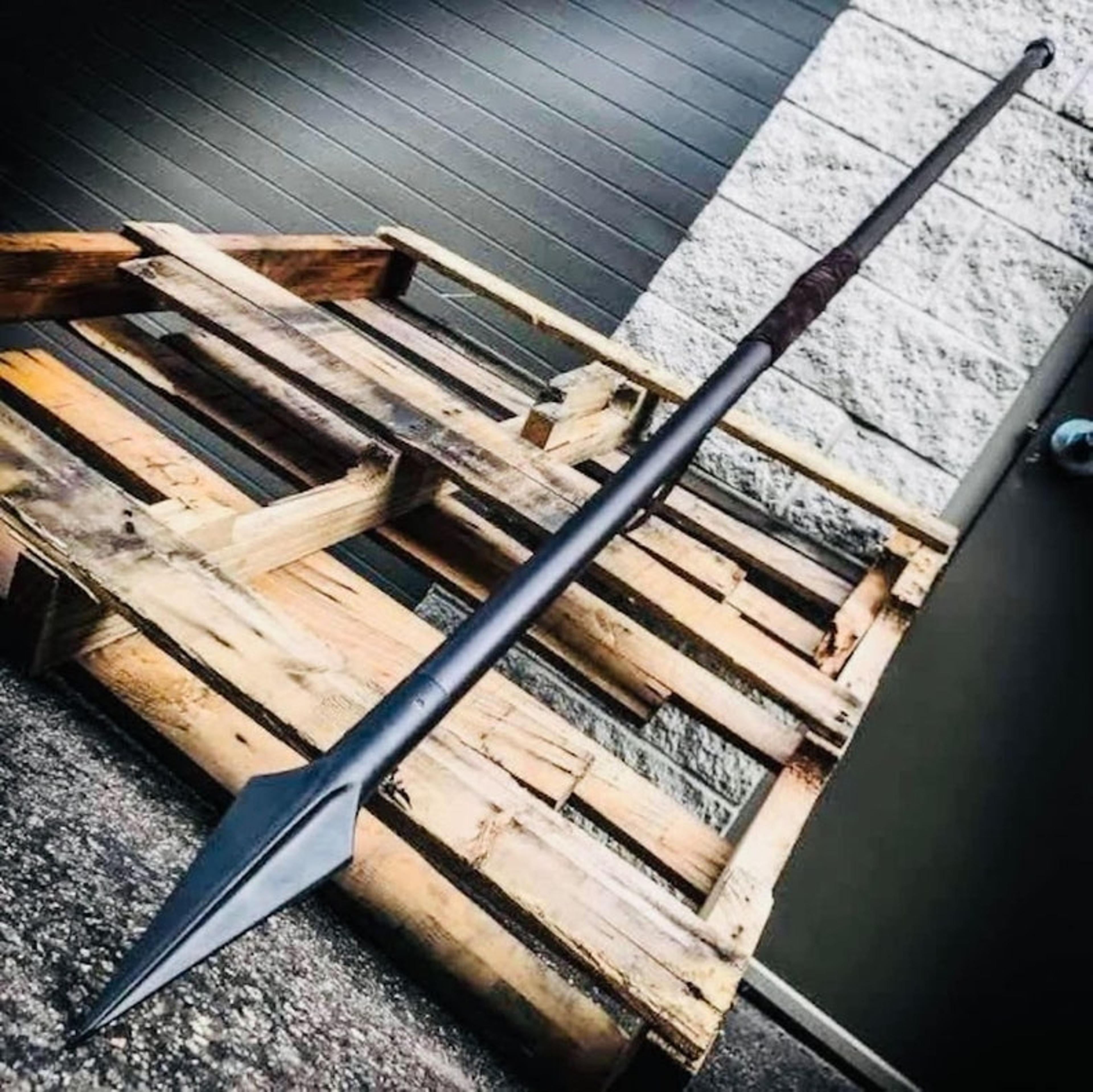 medieval 300 spartan spear hand forged spear ottoman style viking metal forged spear reenactment battles viking spear fo