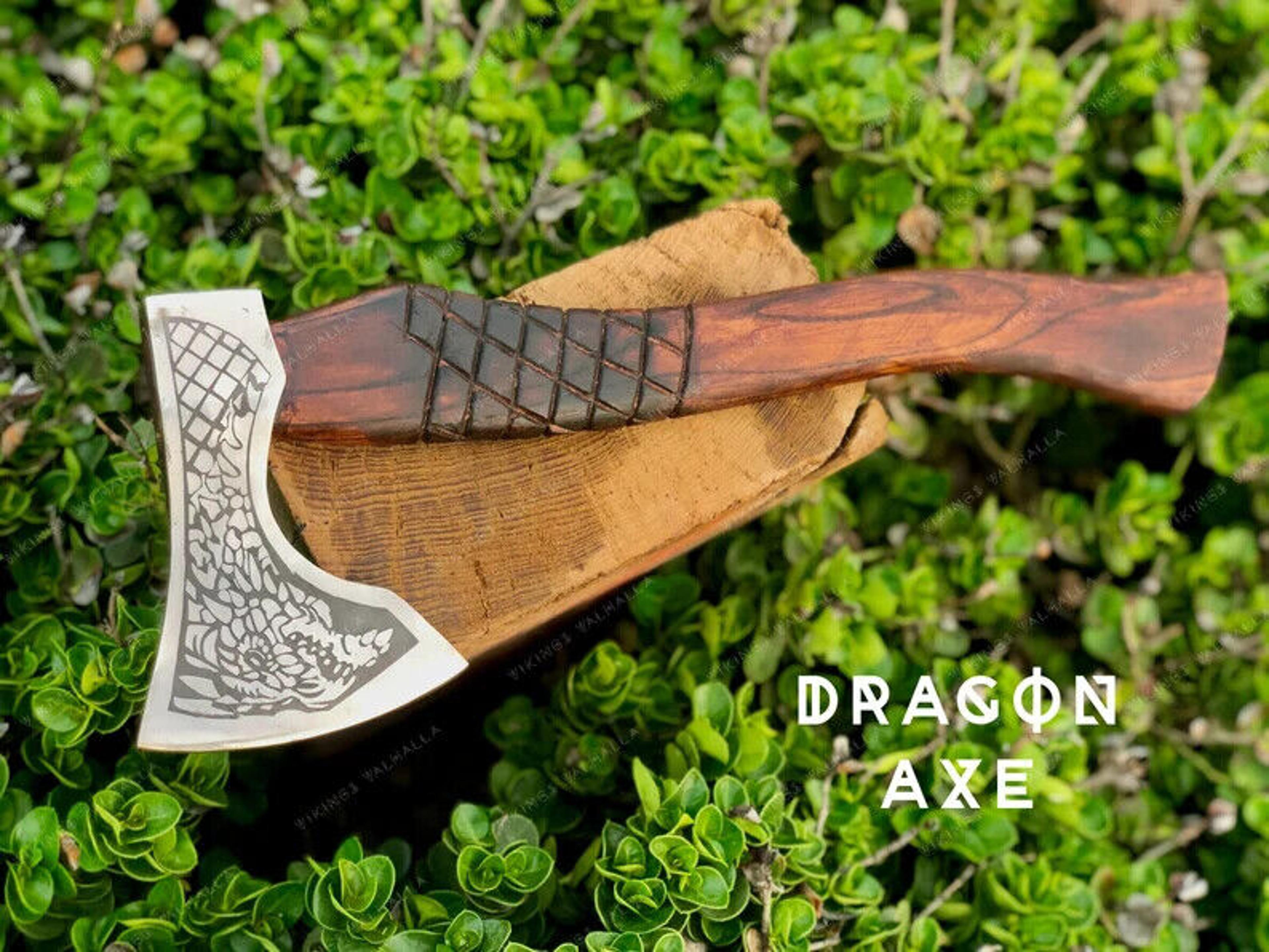 custom handmade high carbon steel viking bearded hatchet hunting tomahawk axe