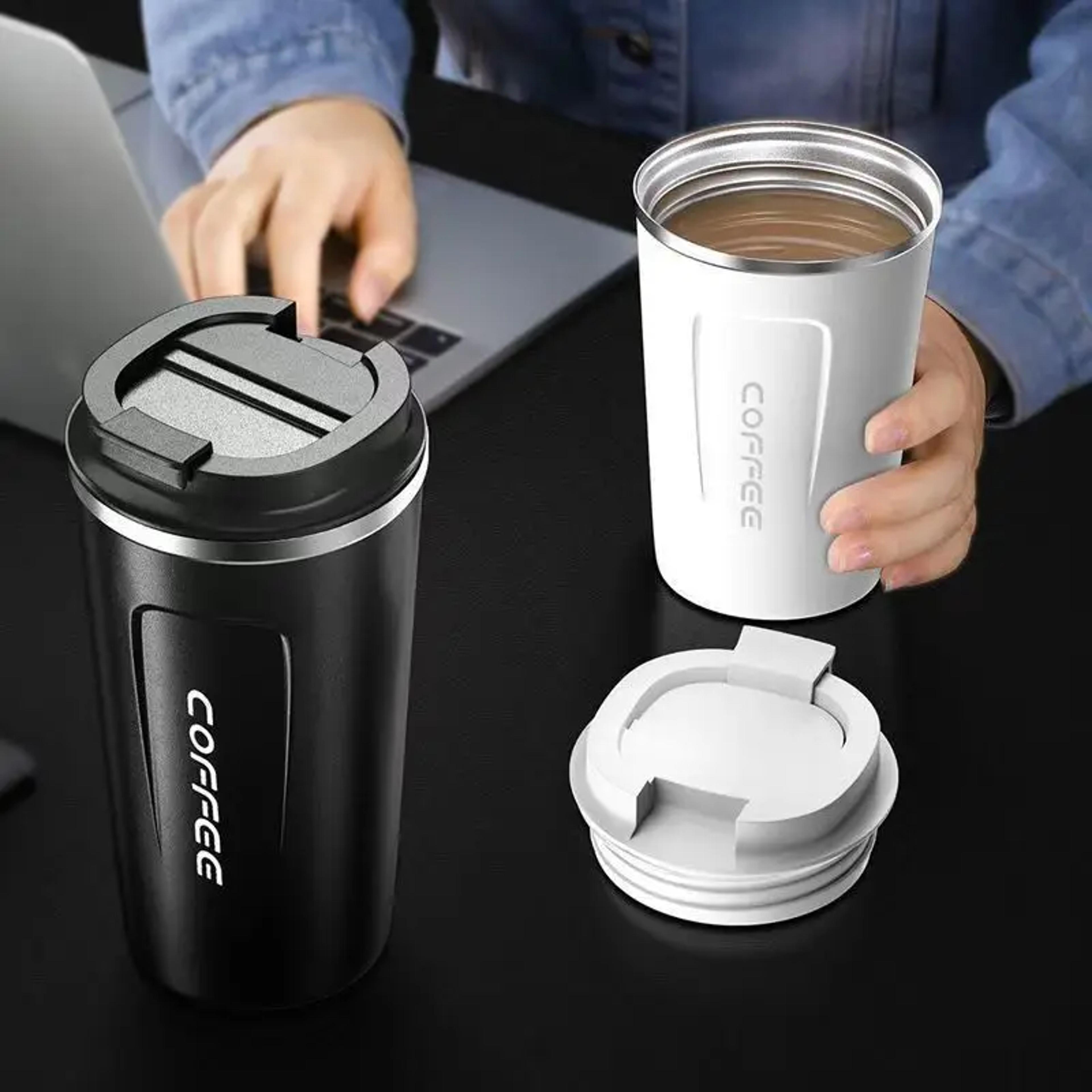 stainless steel insulated coffee mug portable tumbler keeps drinks hot & cold car thermal cup for travel office & o