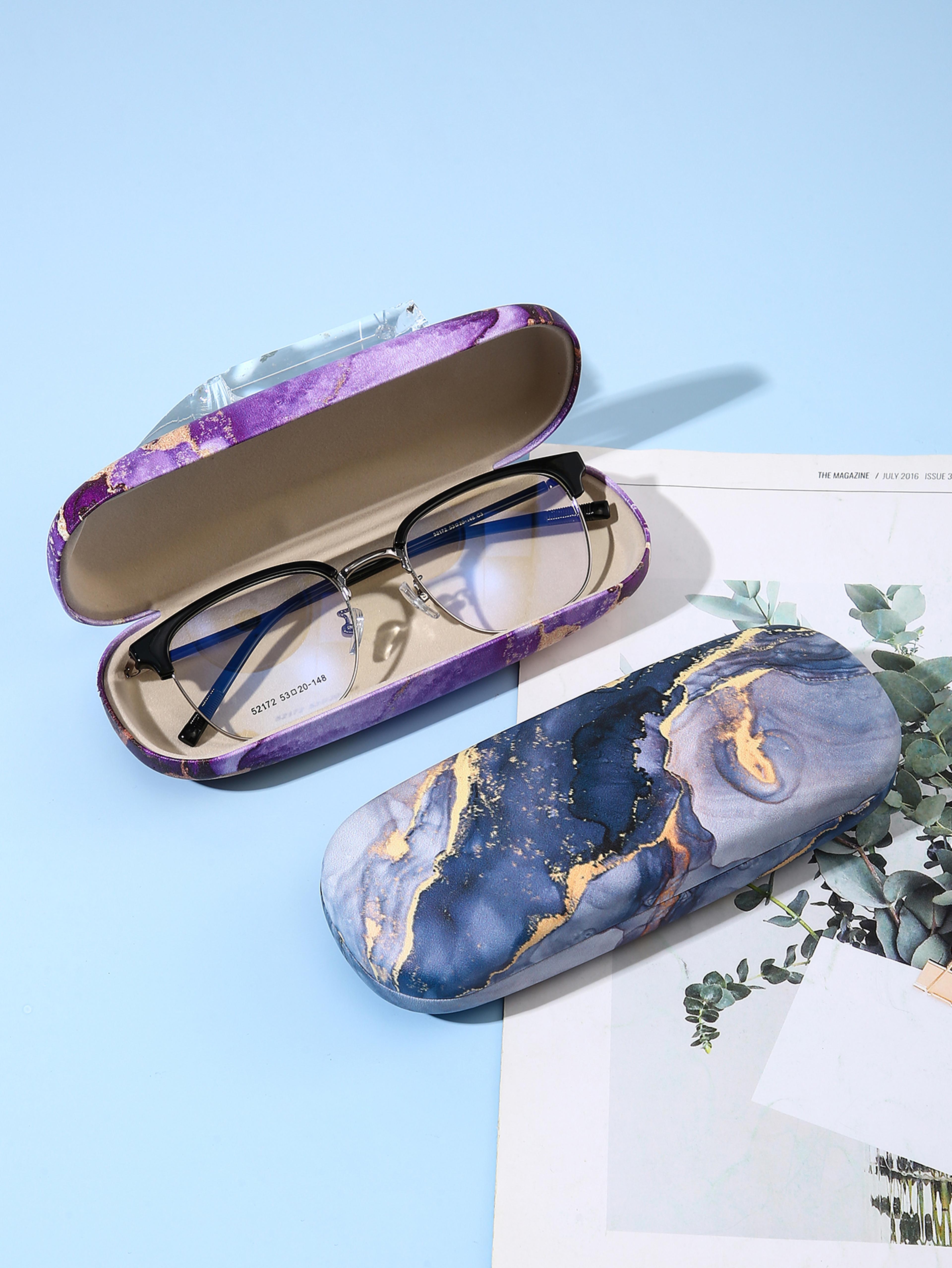 graffiti print eyewear case durable waterproof & portable protective glasses holder for men and women