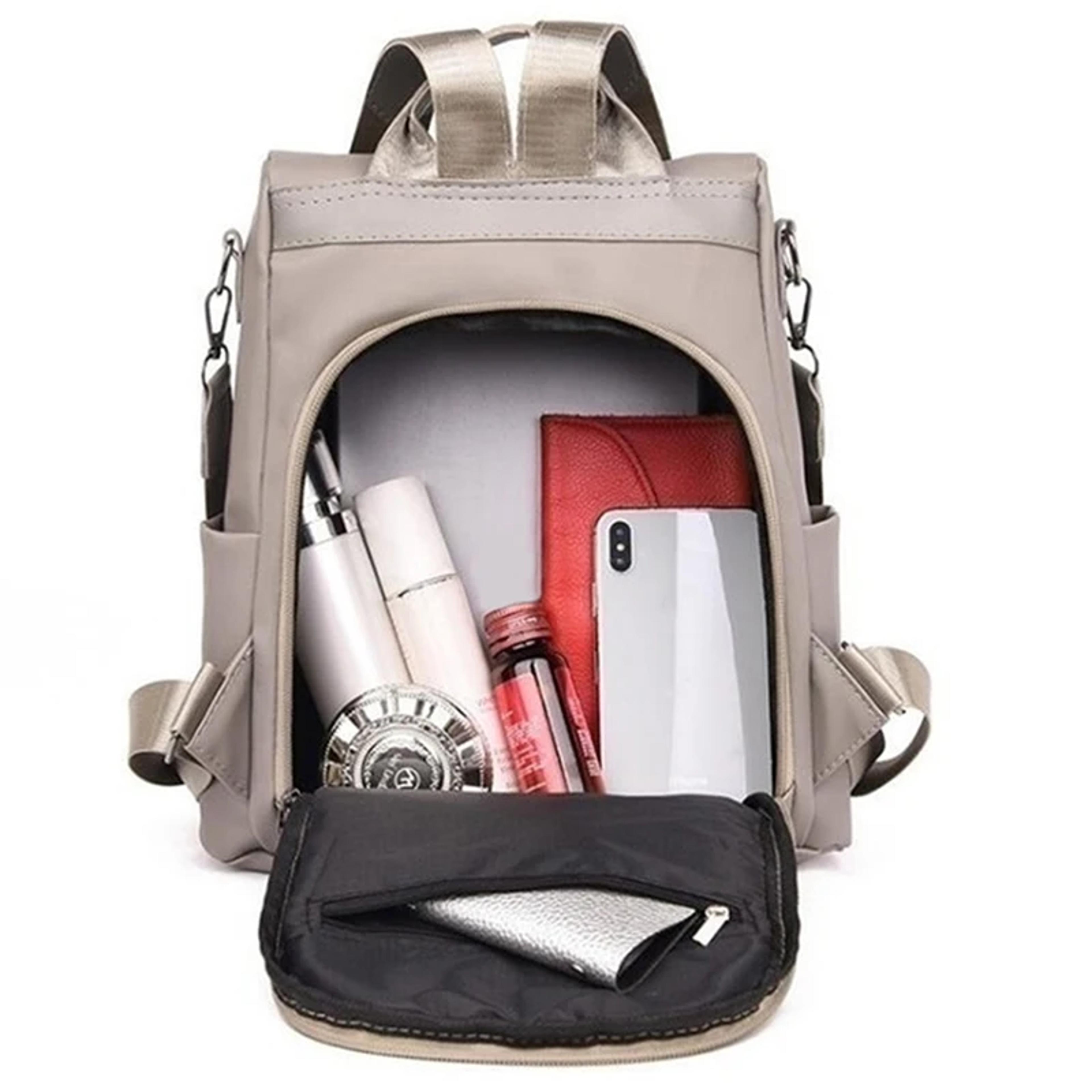 fashionable lightweight waterproof womens backpack with detachable shoulder strap and large capacity