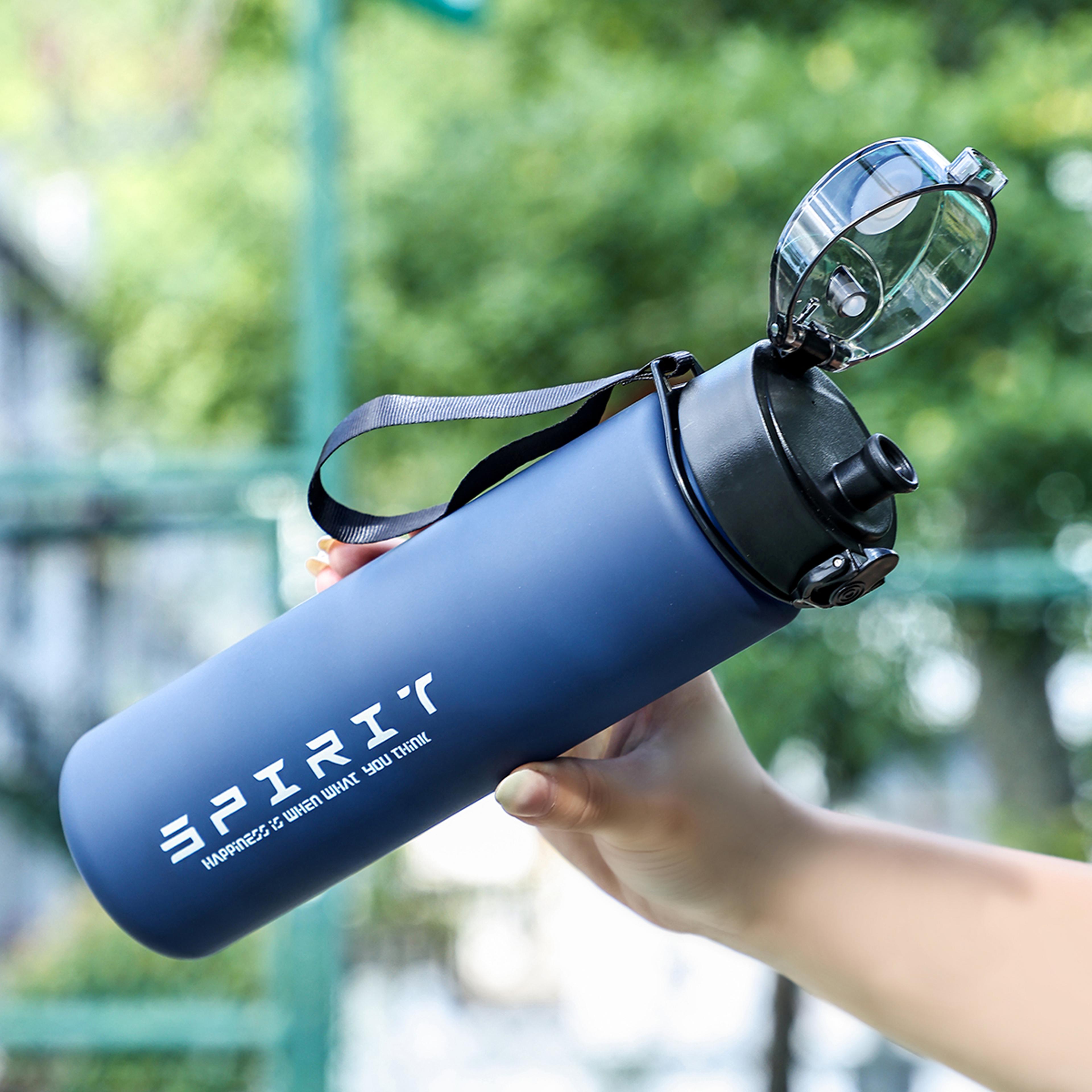portable large capacity gradient water bottle perfect for sports & outdoor adventures