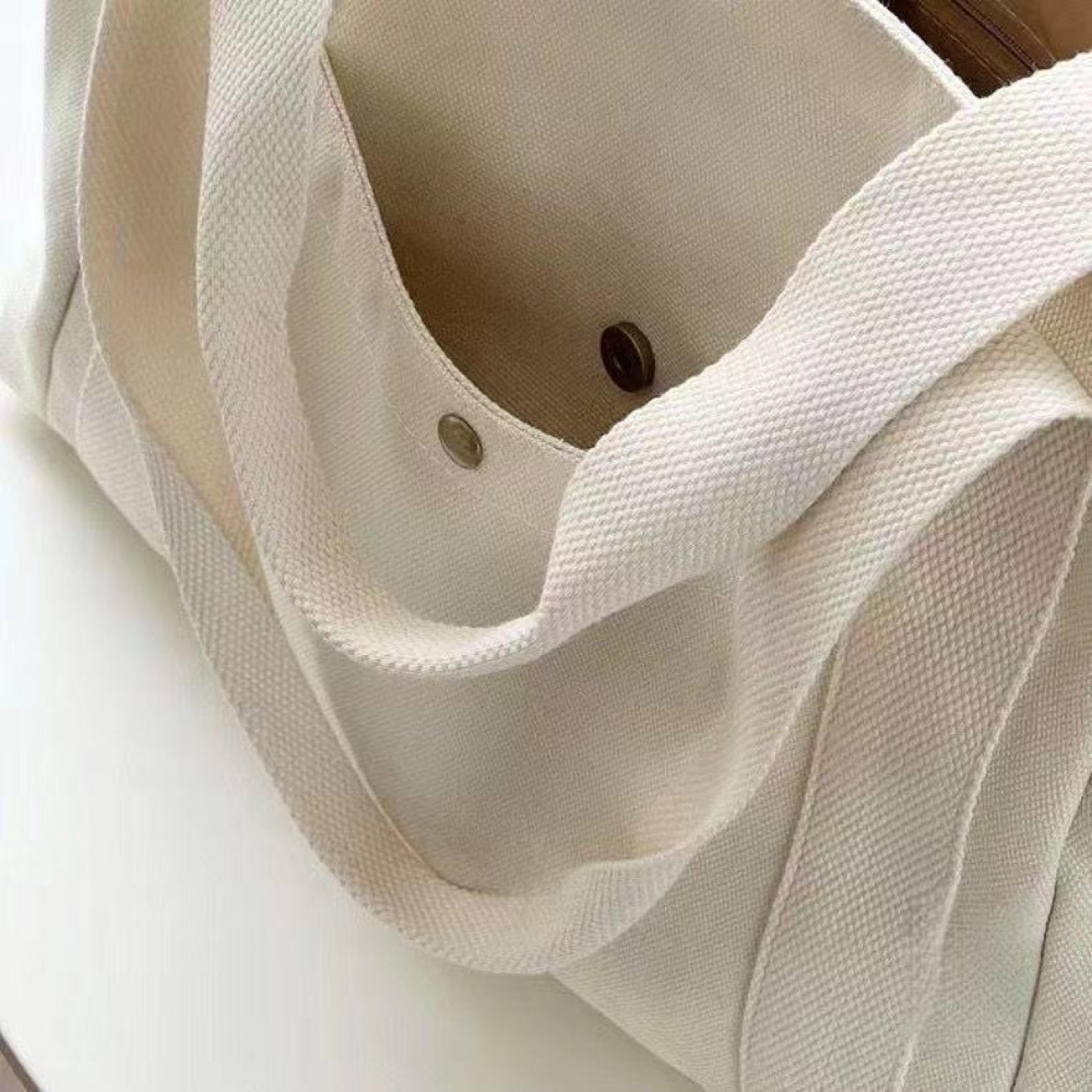 large capacity canvas tote bag for work commuting college and shopping