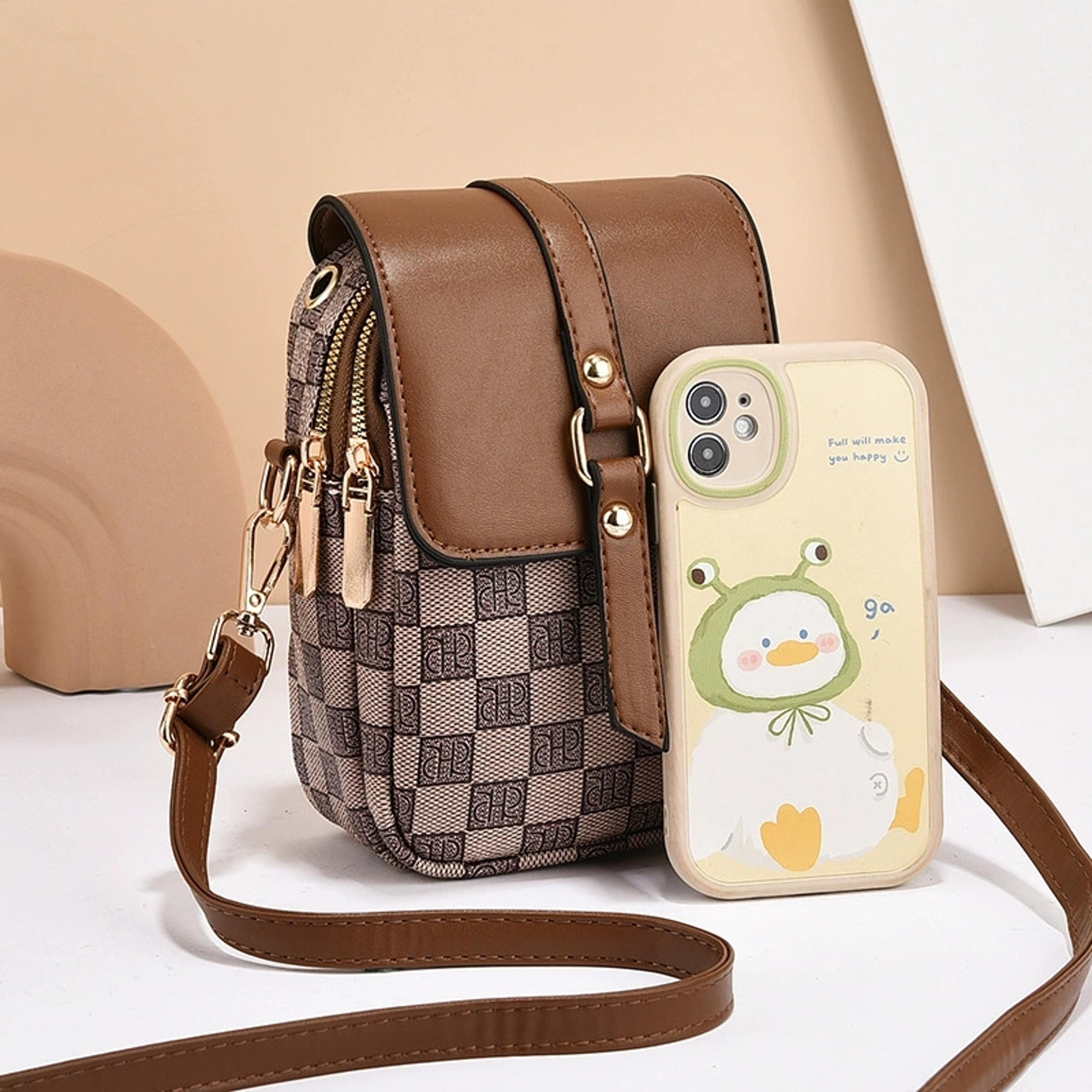 retro multi layer phone small bag fashionable lightweight crossbody shoulder bag for women perfect for travel & every