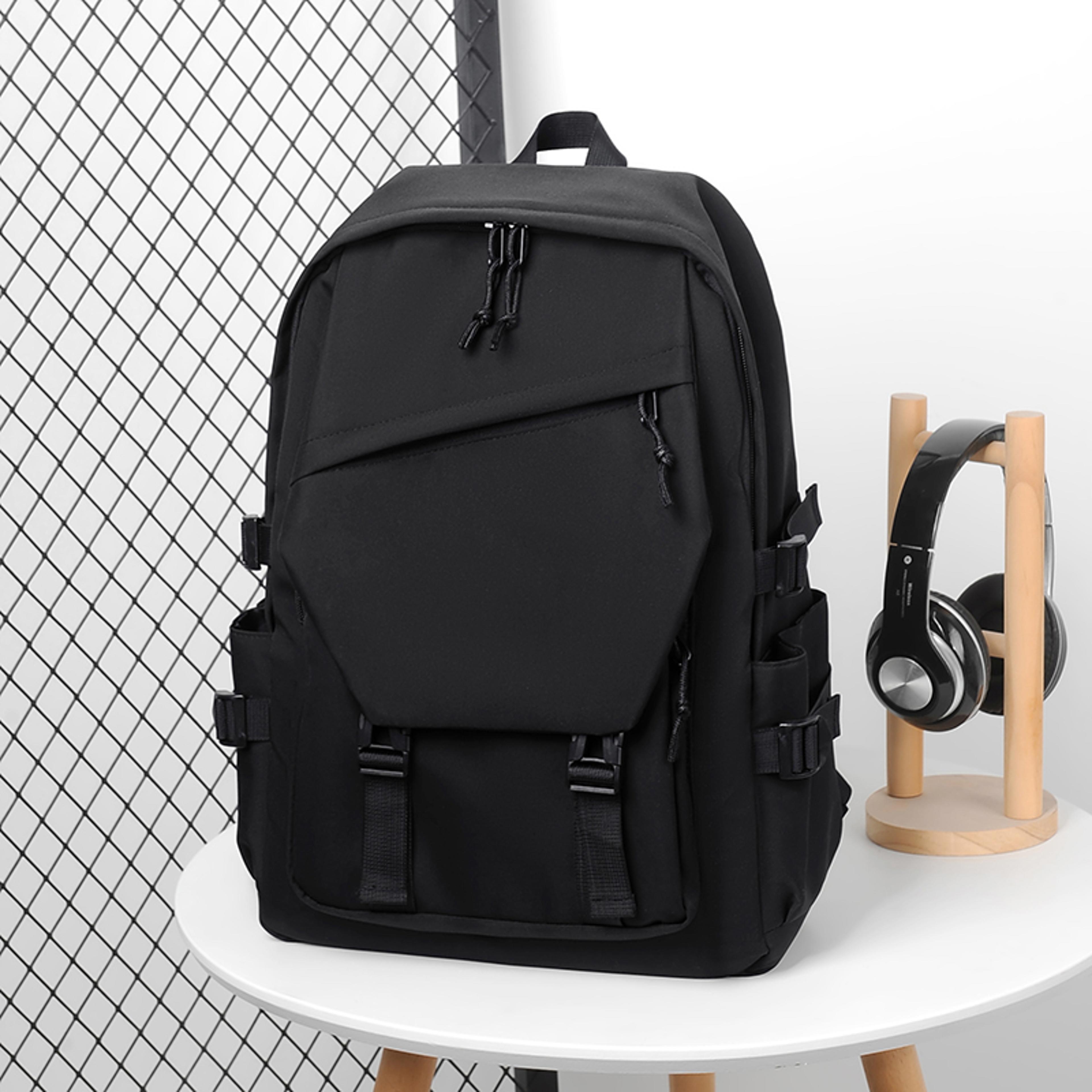 solid color travel backpack spacious comfortable & perfect for commuting school and work