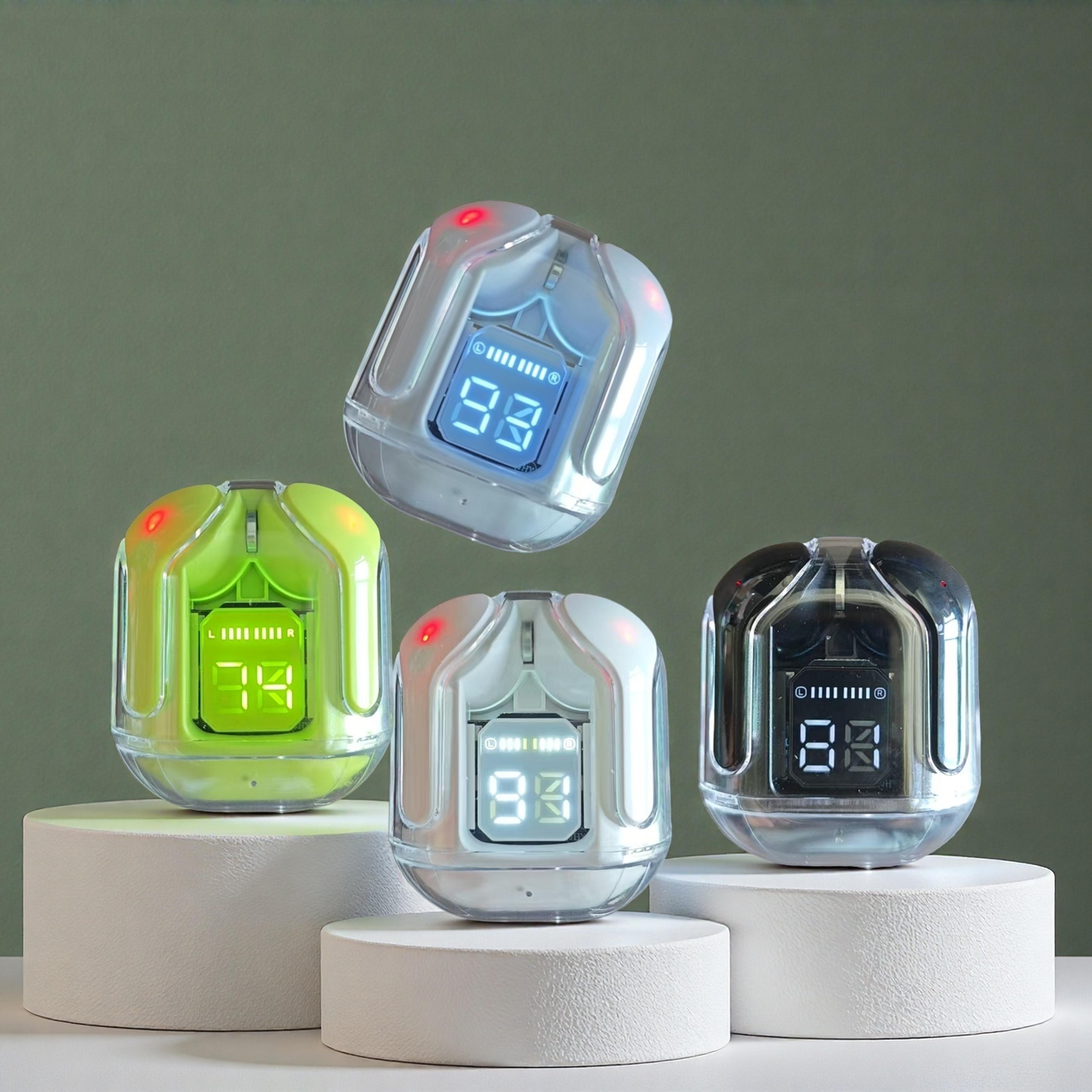 transparent wireless bluetooth headset hifi sound wireless earphones