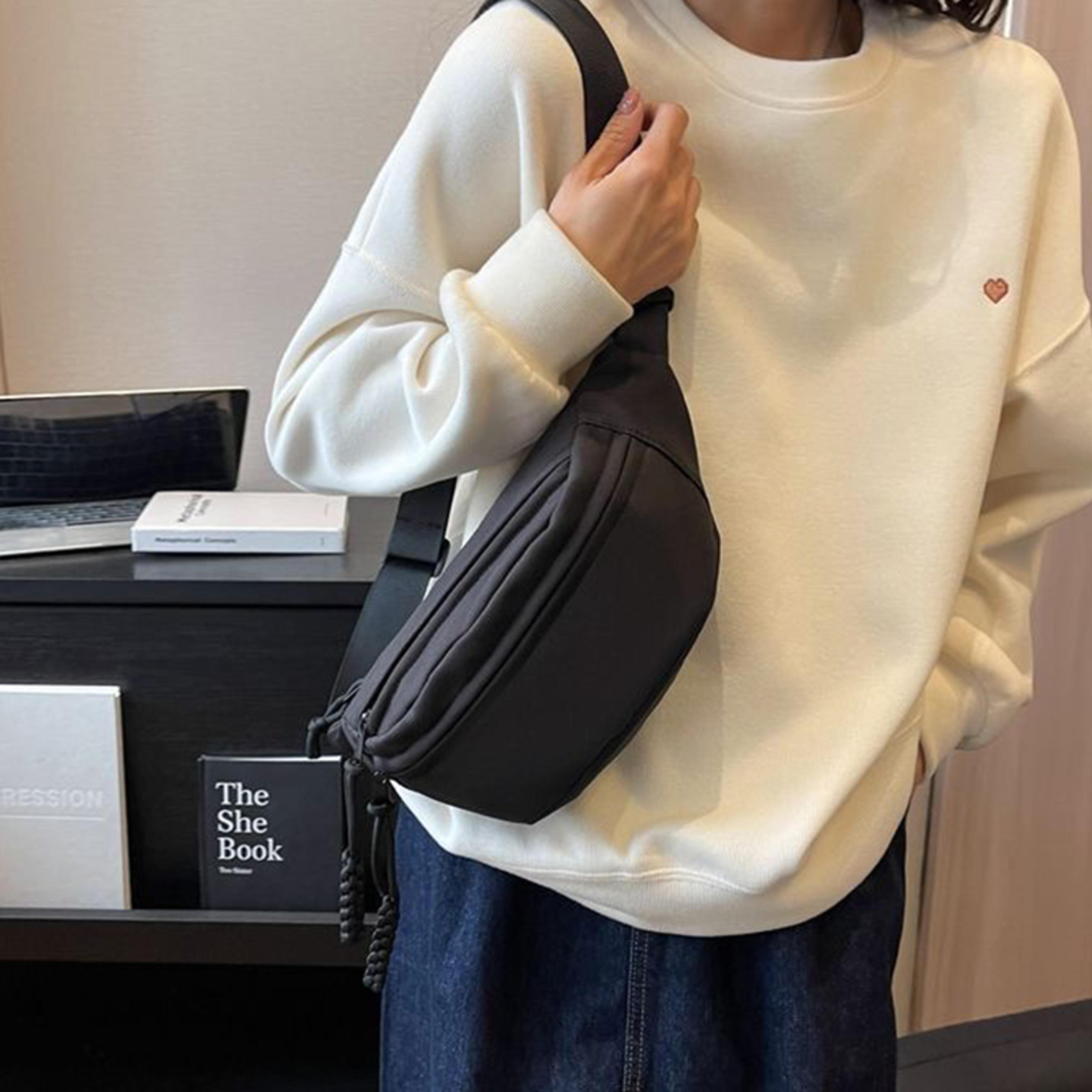 trendy crossbody bags for men & women sporty chest bags versatile casual carry