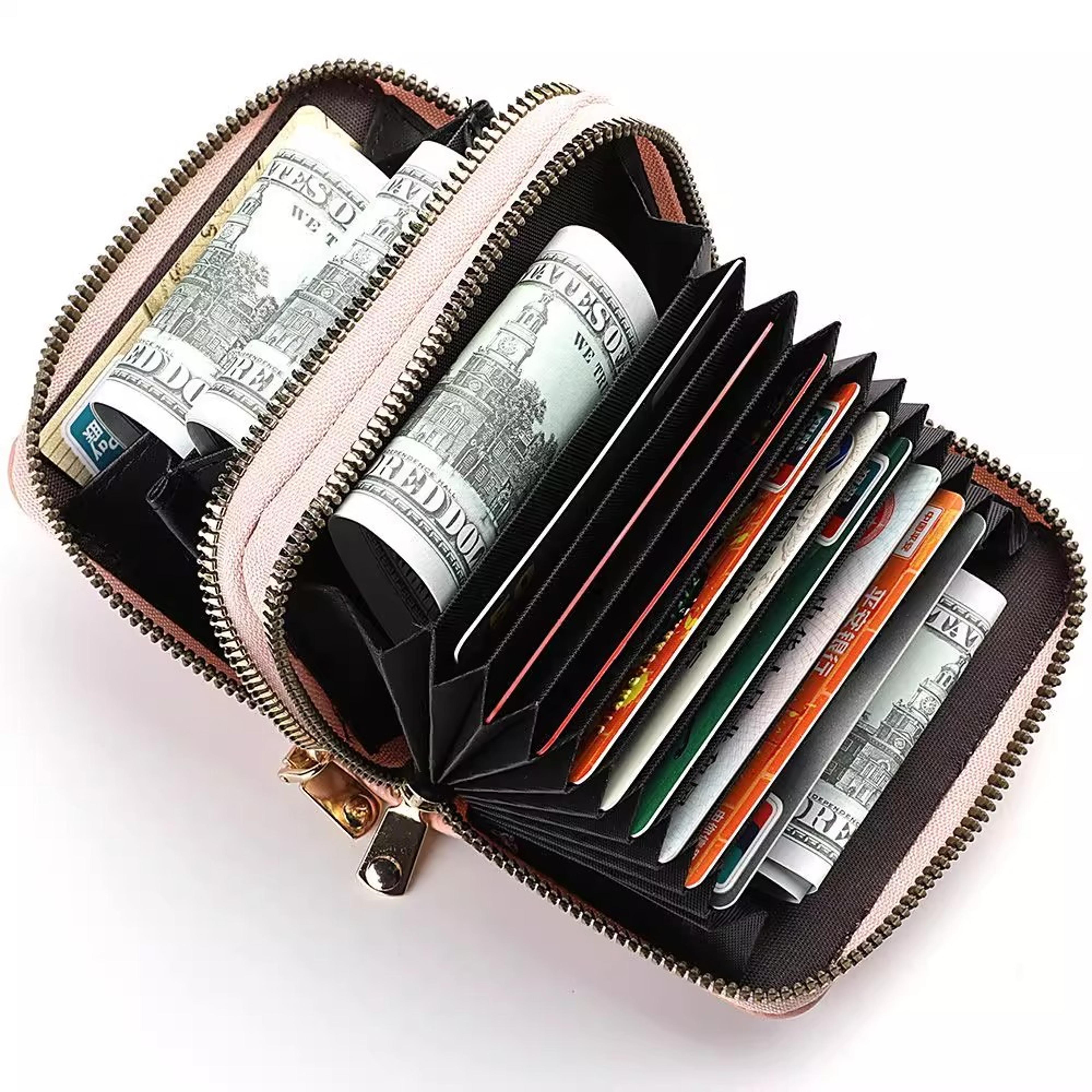 compact and cute womens wallet japanese cartoon zipper card bag