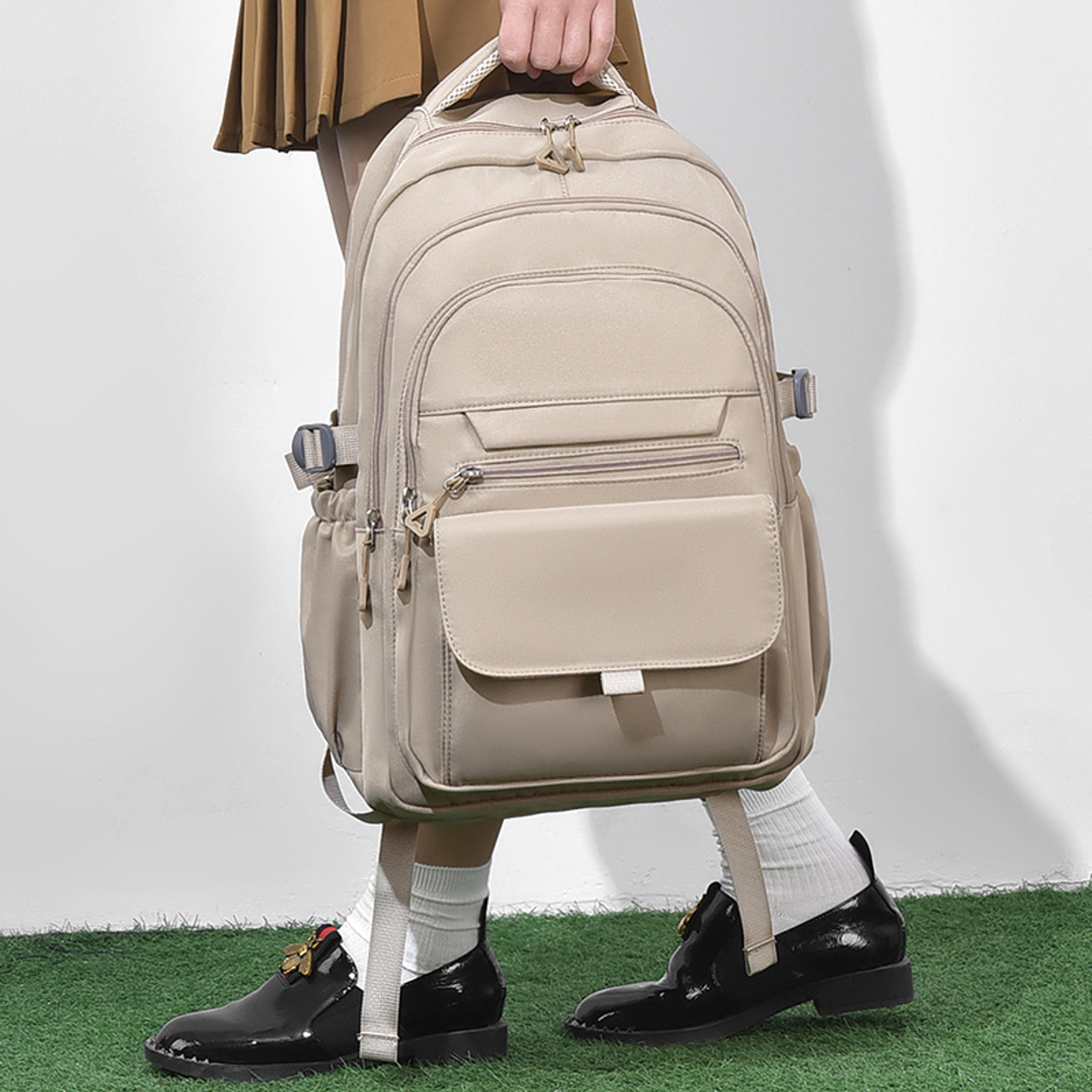waterproof large capacity oxford backpack multi layer commuter student bag