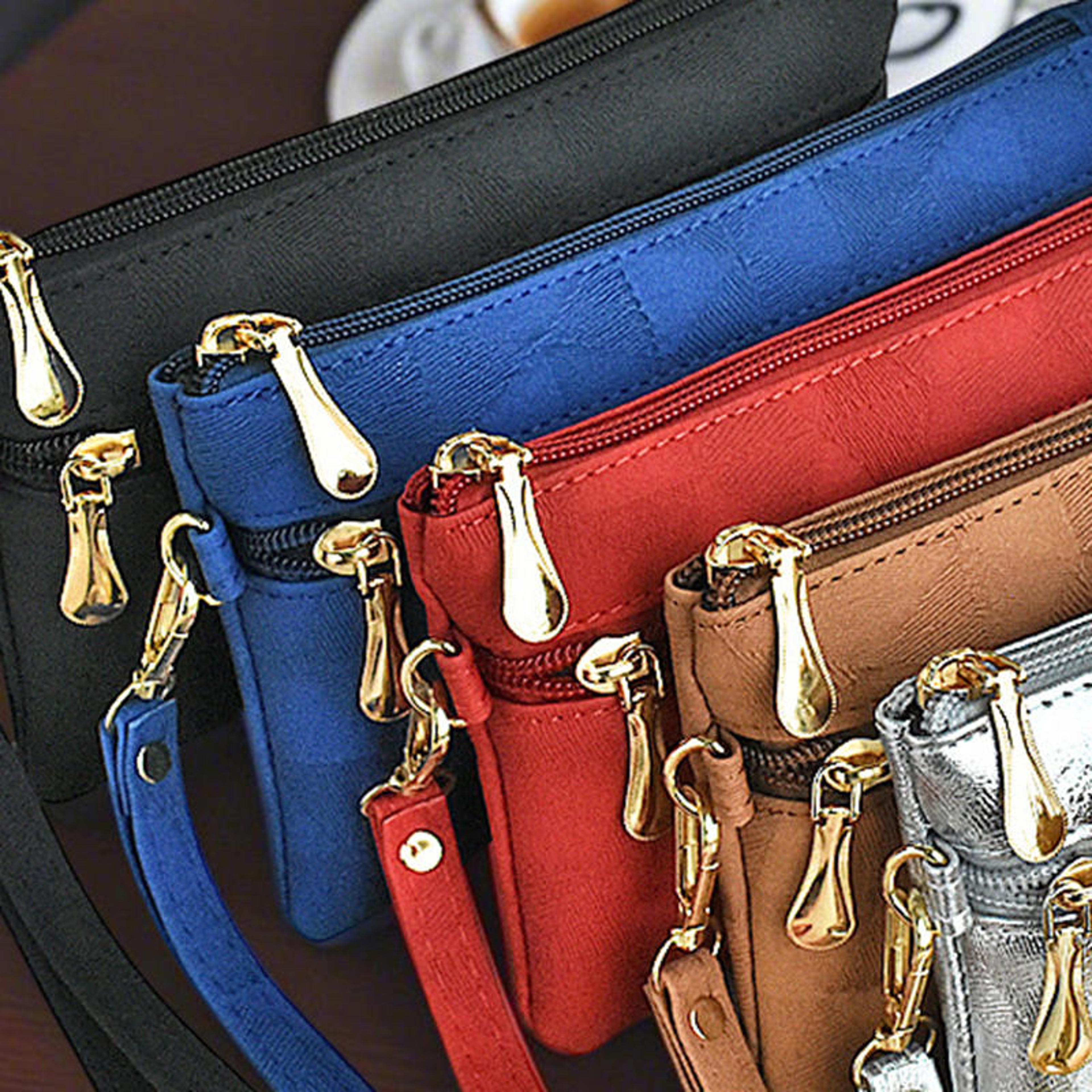 large capacity womens wallet fashion long zipper purse phone clutch wristlet
