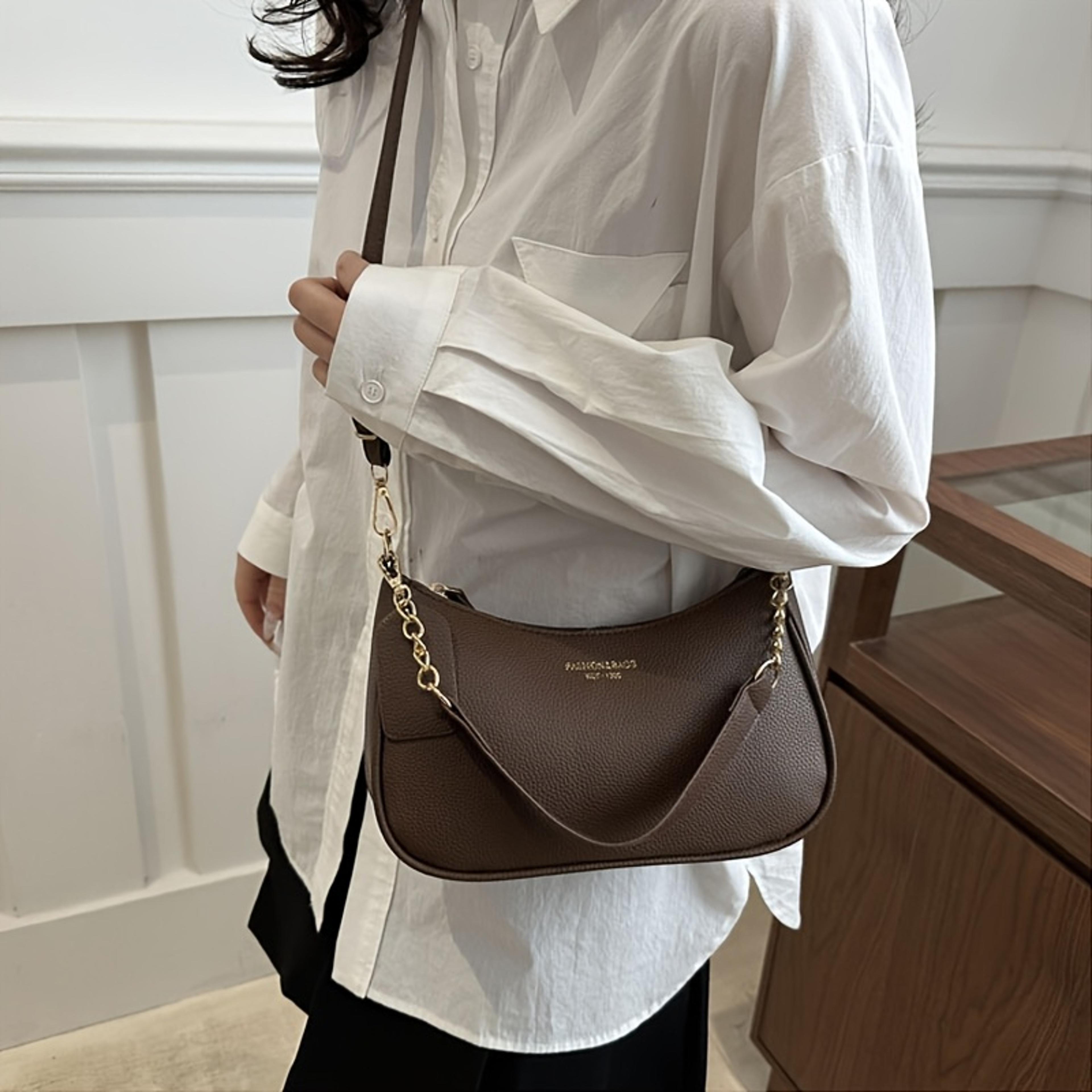 elegant womens shoulder bag with adjustable strap stylish crossbody handbag