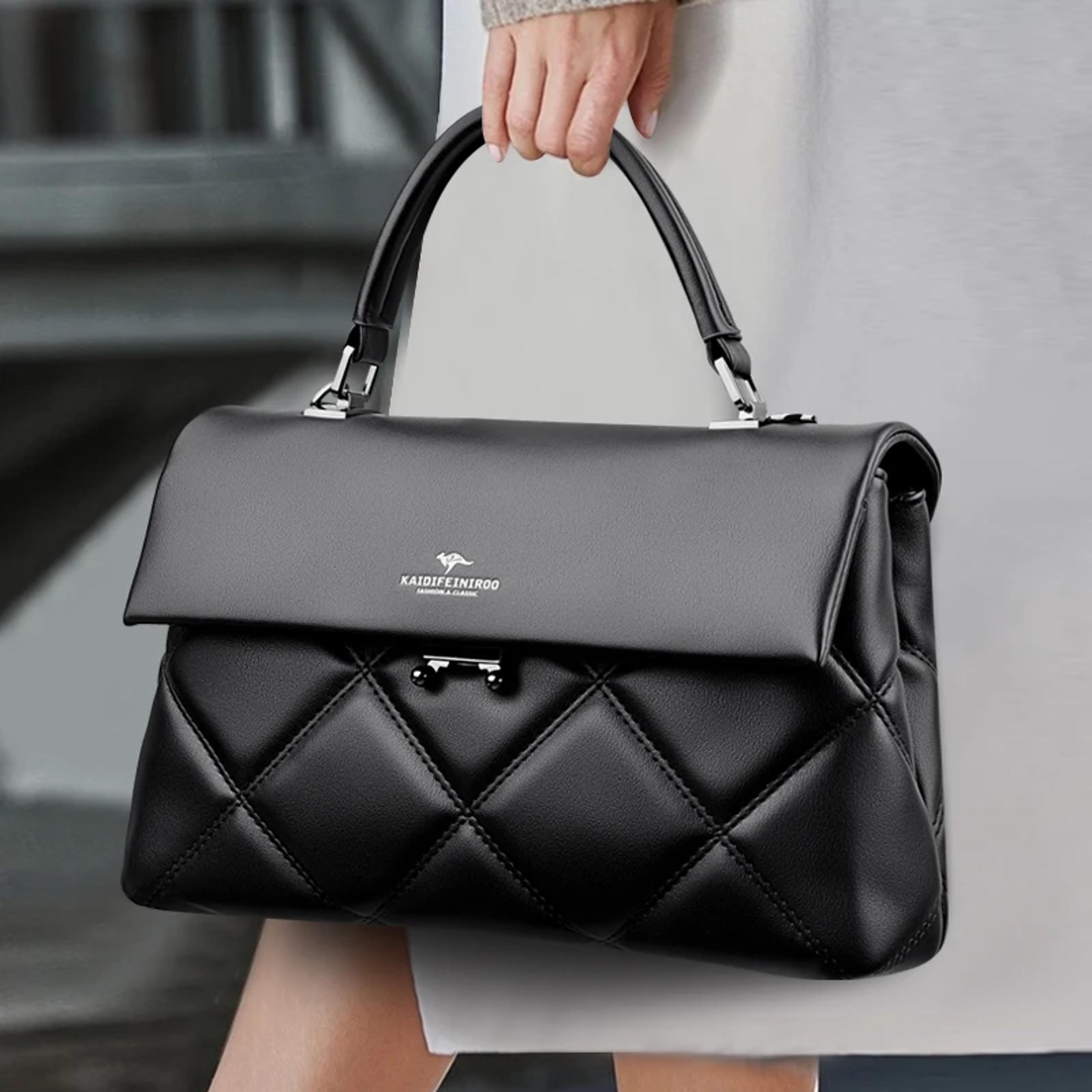 womens designer luxury leather shoulder handbag