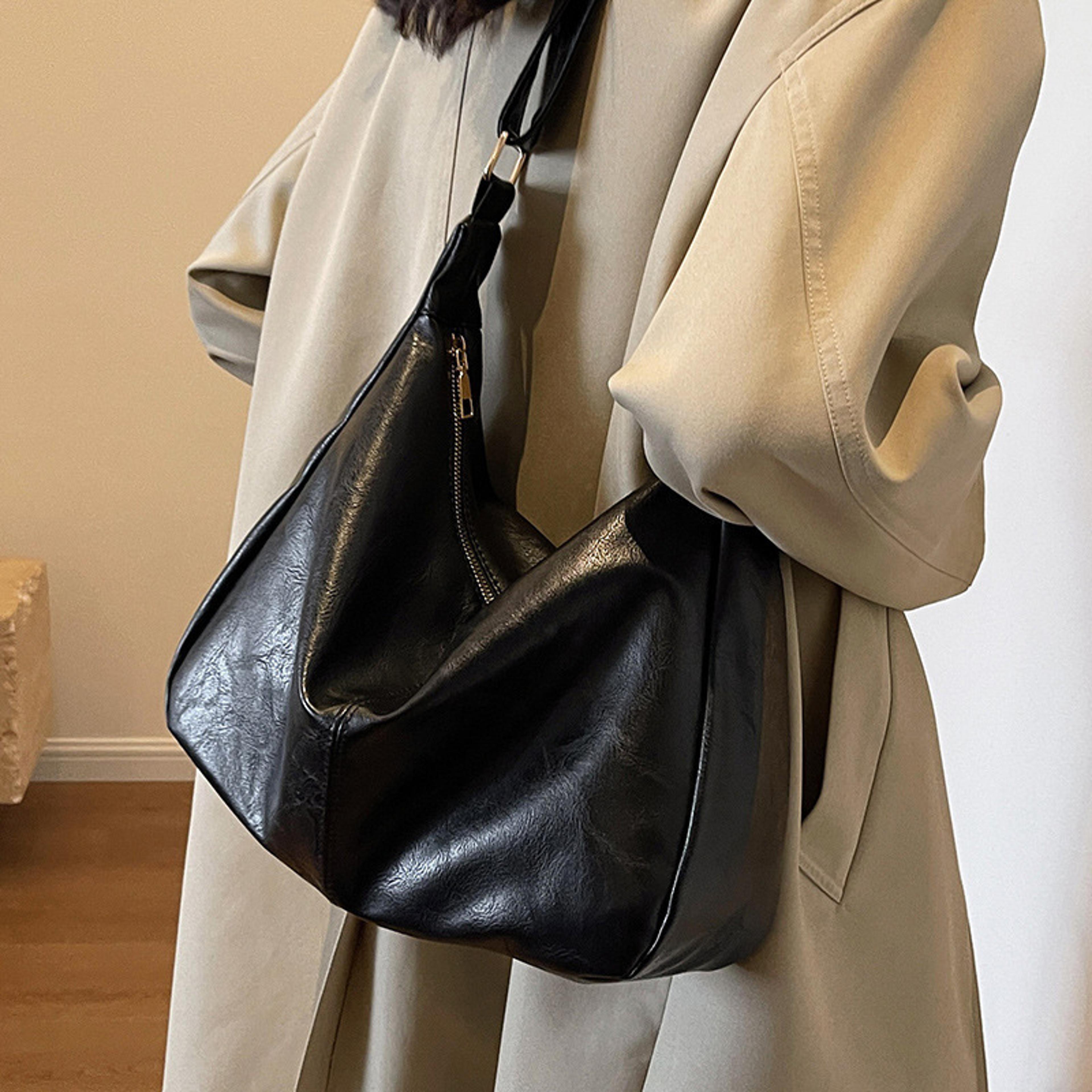 womens large capacity tote & crossbody bag versatile for work travel and everyday use durable easy clean handbag