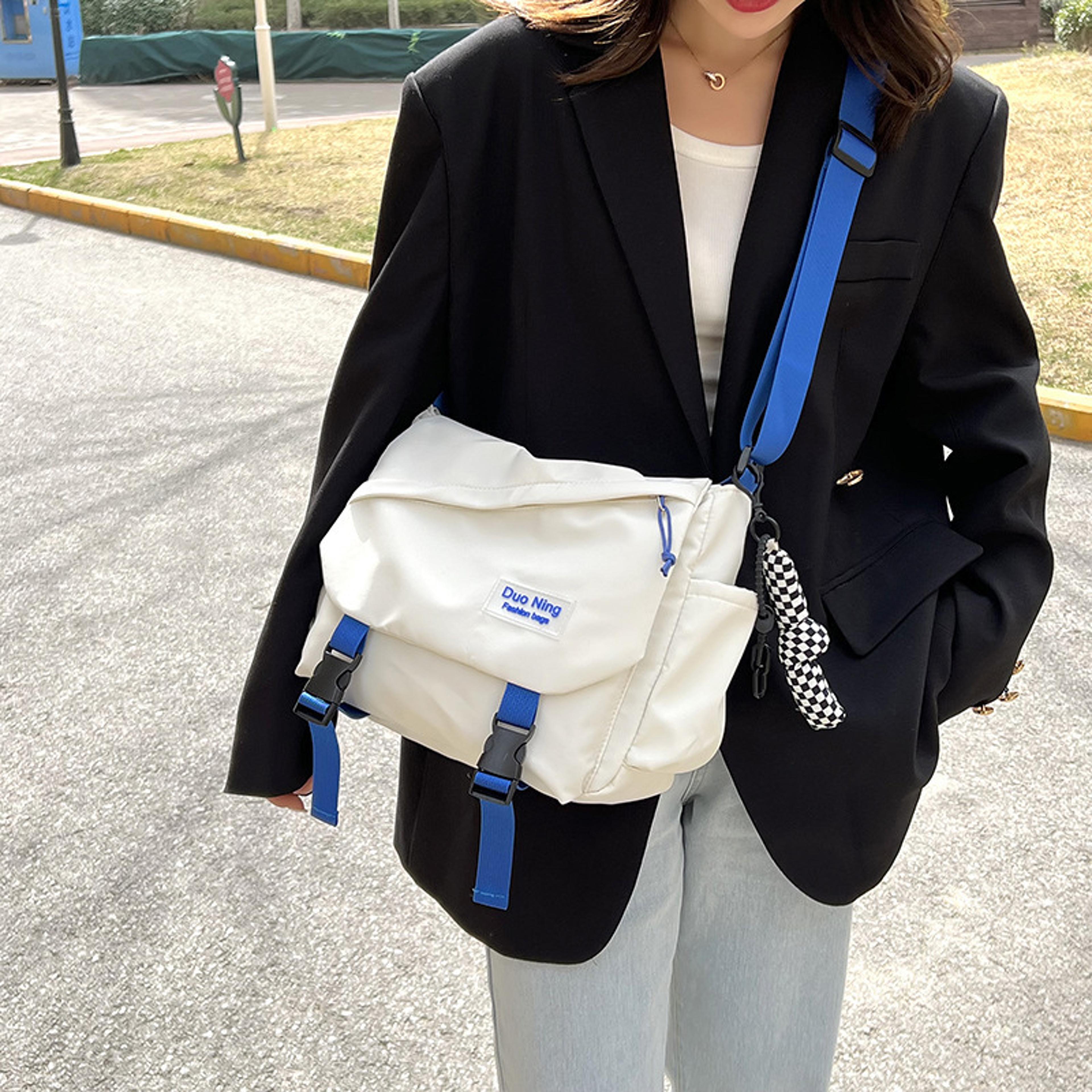 fashionable shoulder messenger bag for teens and adults casual crossbody bag for work travel and daily use