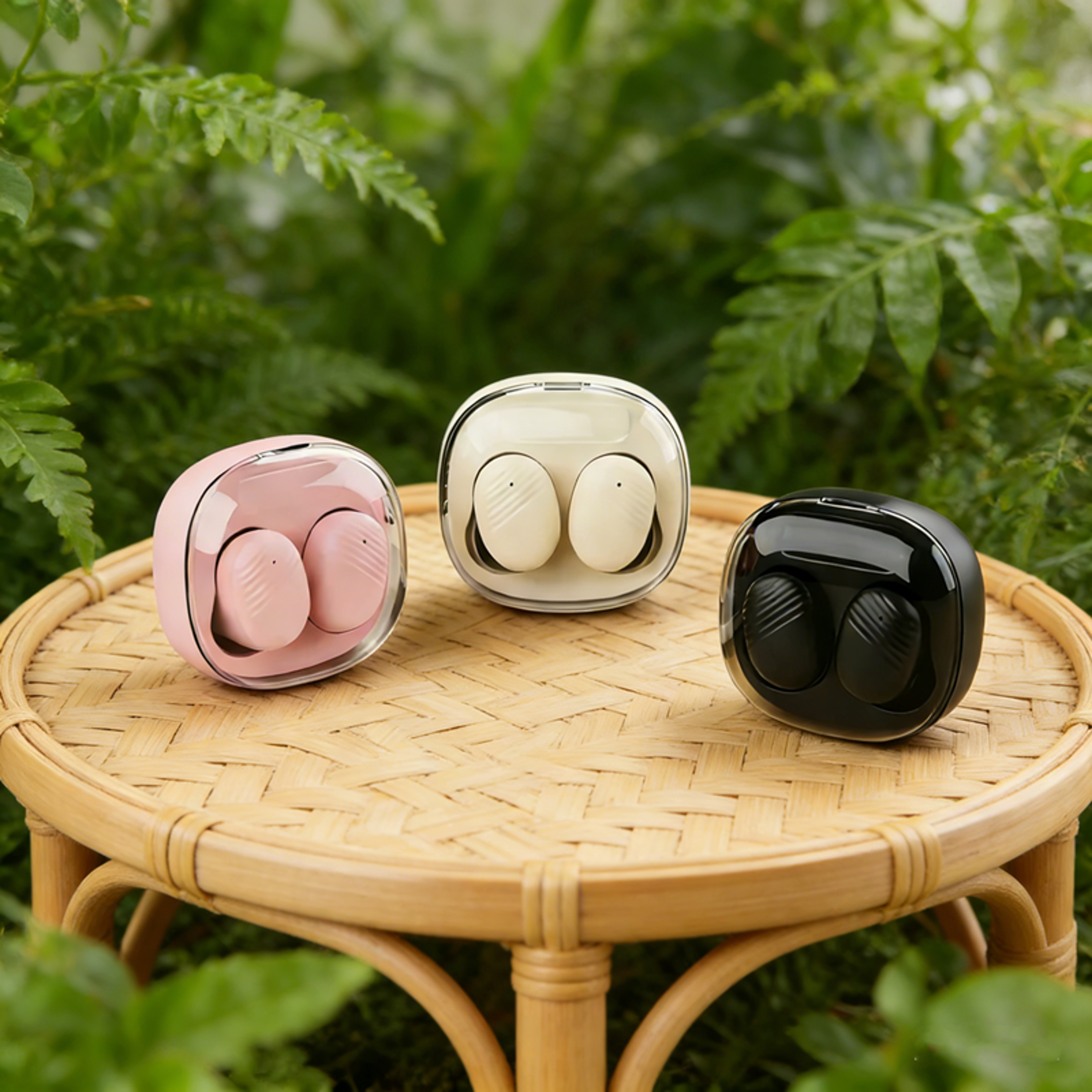 wireless tws bluetooth earphones noise cancelling headset with microphone for crystal clear calls and superior sound