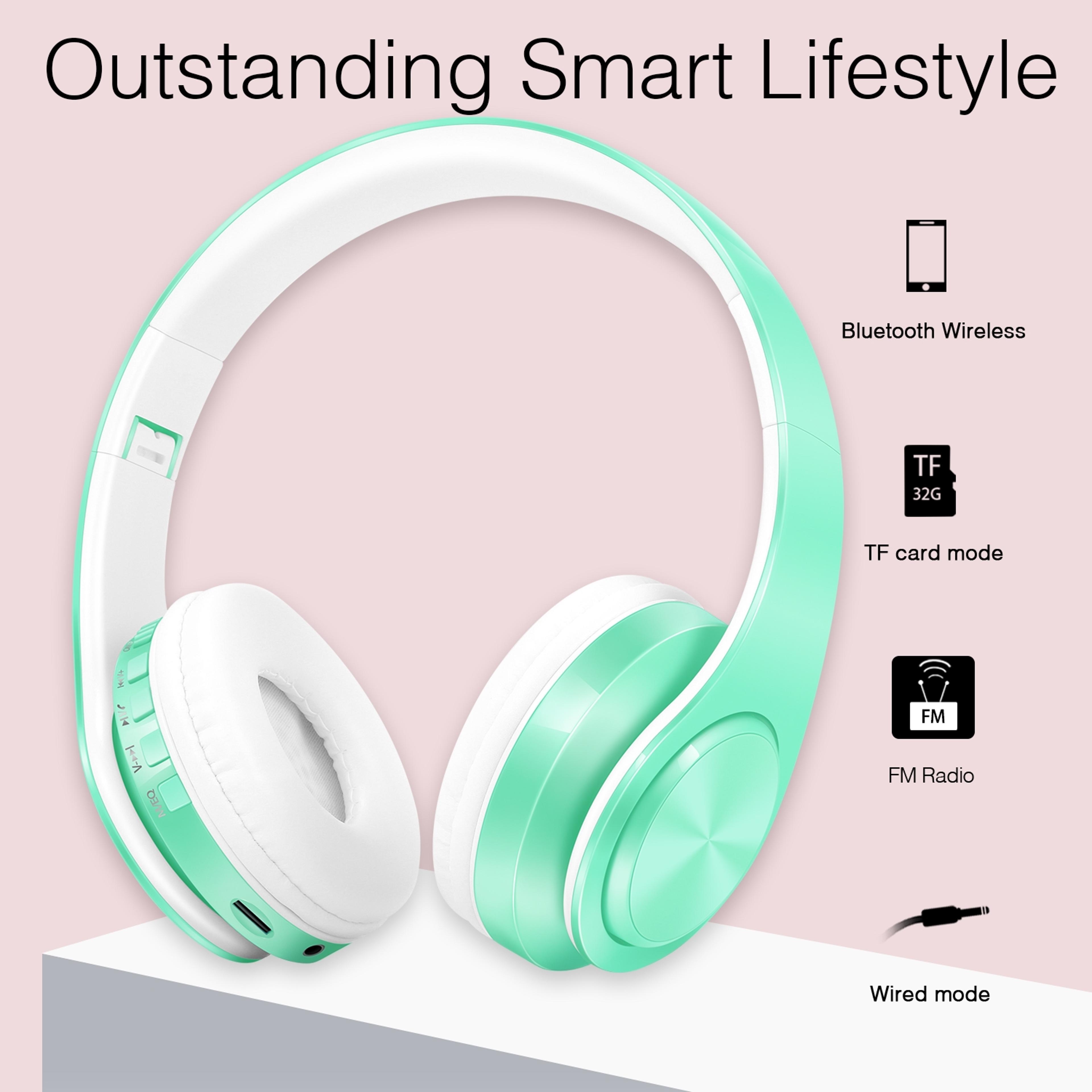 wireless bluetooth stereo headset earphone handsfree music & calls