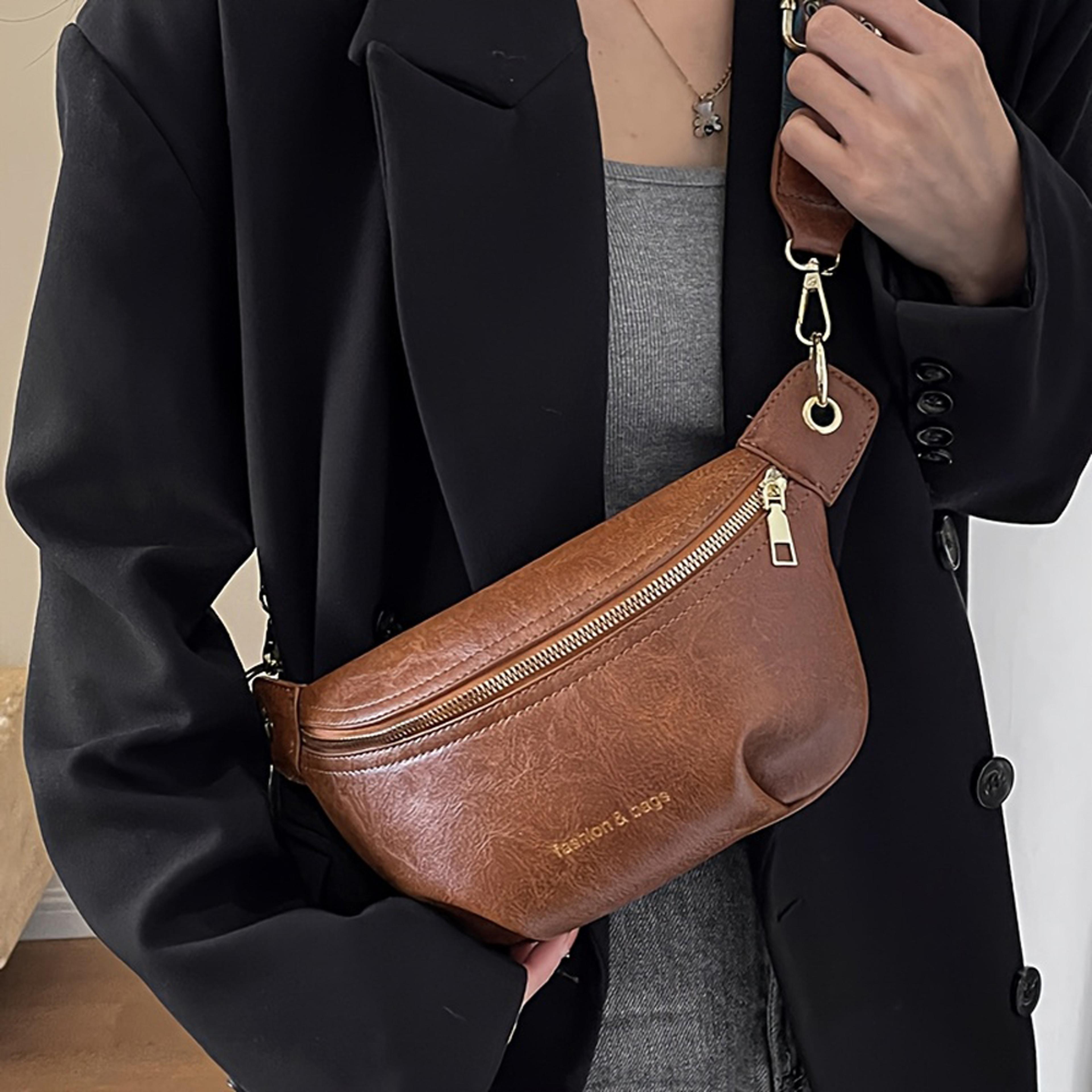 fashionable womens casual crossbody chest bag versatile & stylish waist bag